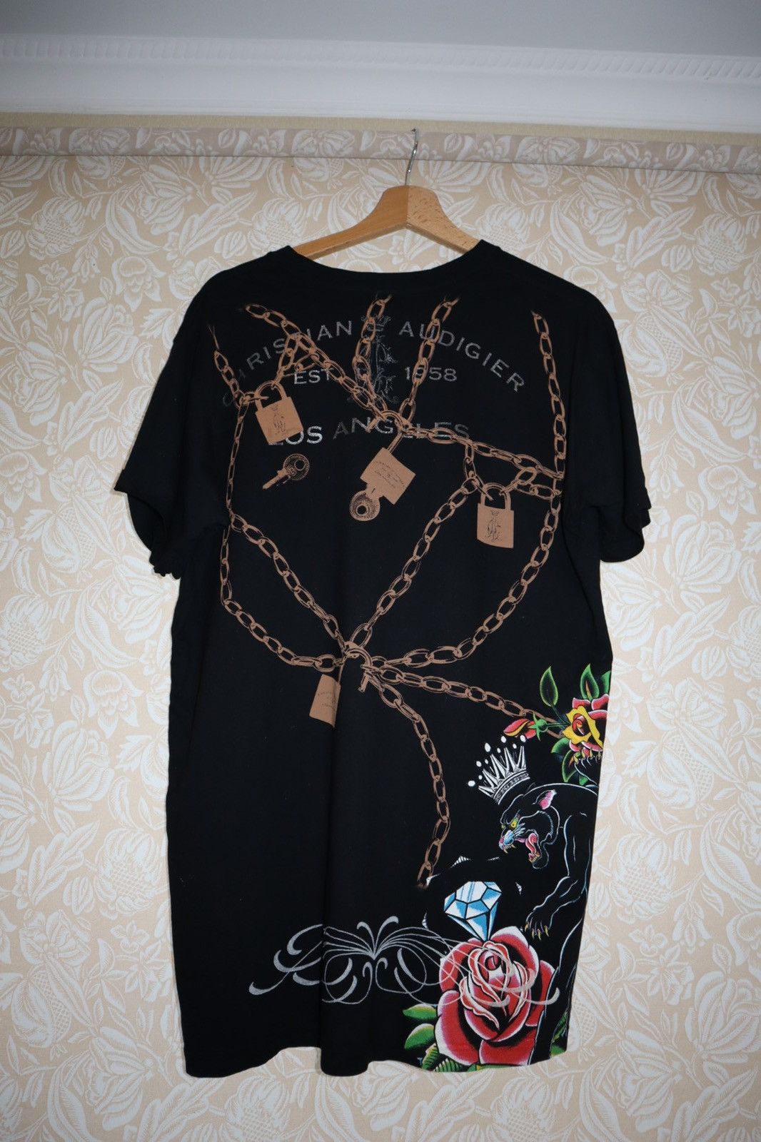 Christian Audigier Christian Vintage T-Shirt Size US XL / EU 56 / 4 - 6 Thumbnail