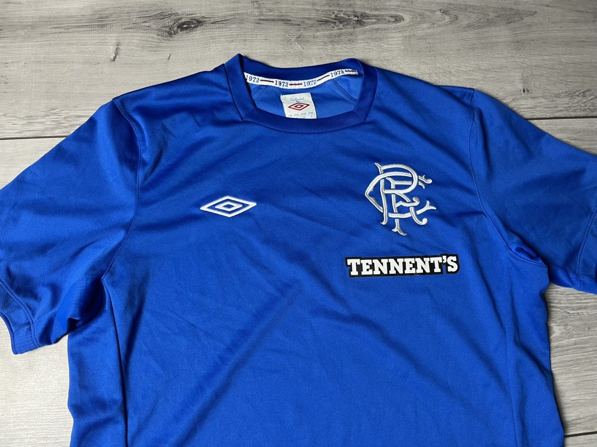 Umbro Glasgow Rangers Football Shirt Jersey Retro Umbro Size Blue Size US L / EU 52-54 / 3 - 3 Thumbnail