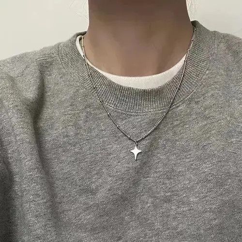 Jewelry × Vintage Simple Trendy Star Hollow Choker Necklace Size ONE SIZE - 4 Thumbnail
