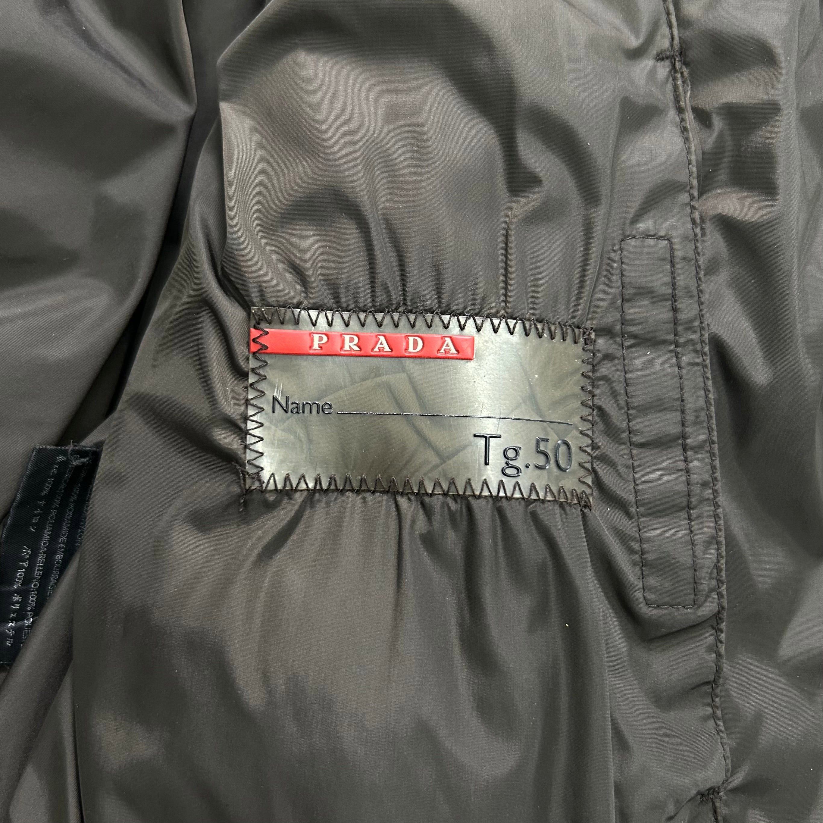 Prada Prada Nylon Green Brown Long Coat Size US L / EU 52-54 / 3 - 8 Thumbnail