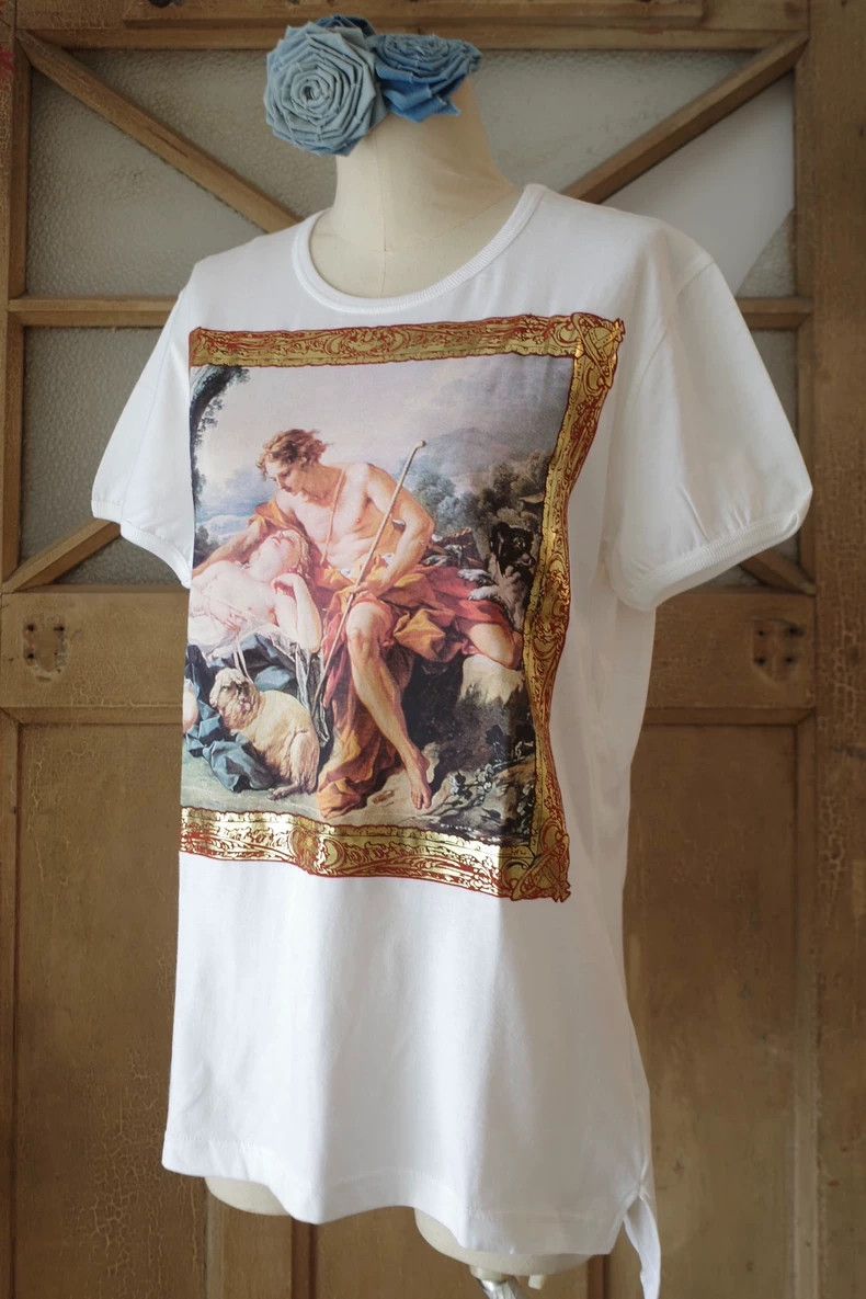 Vivienne Westwood Vivienne Westwood Gold foil oil painting T-shirt Size M / US 6-8 / IT 42-44 - 3 Thumbnail