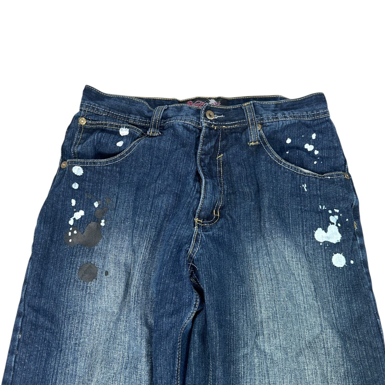 Southpole Vintage Southpole Y2K Baggy Jeans Men’s 34 Blue Loose Paint Size US 34 / EU 50 - 3 Thumbnail