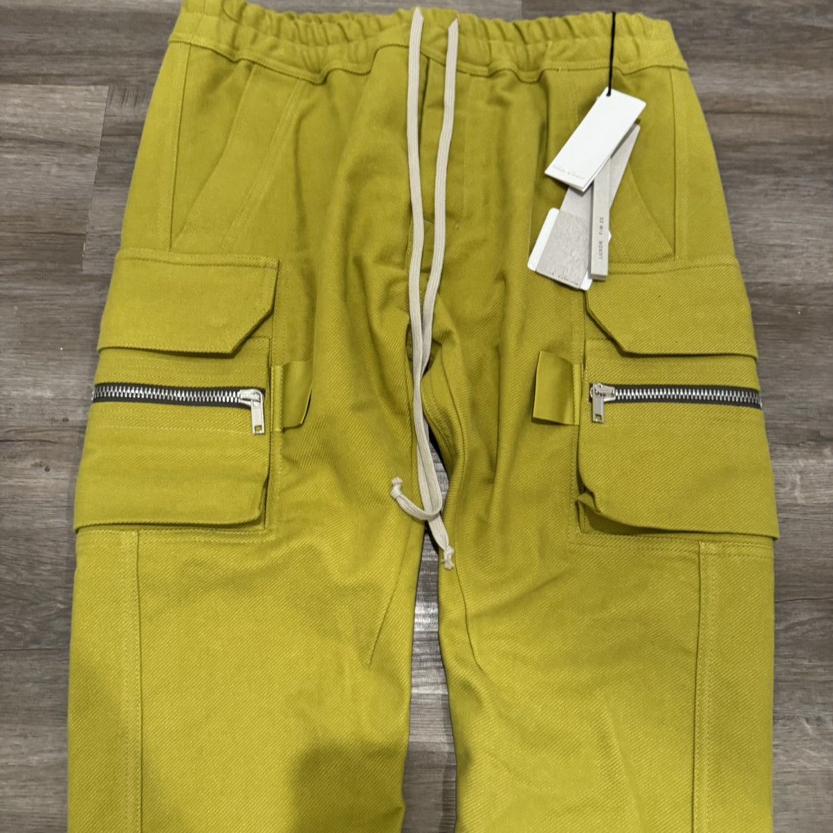 Rick Owens Rick Owens Mastodon Cargo Drawstring Pants in Acid Size US 40 / EU 56 - 2 Thumbnail