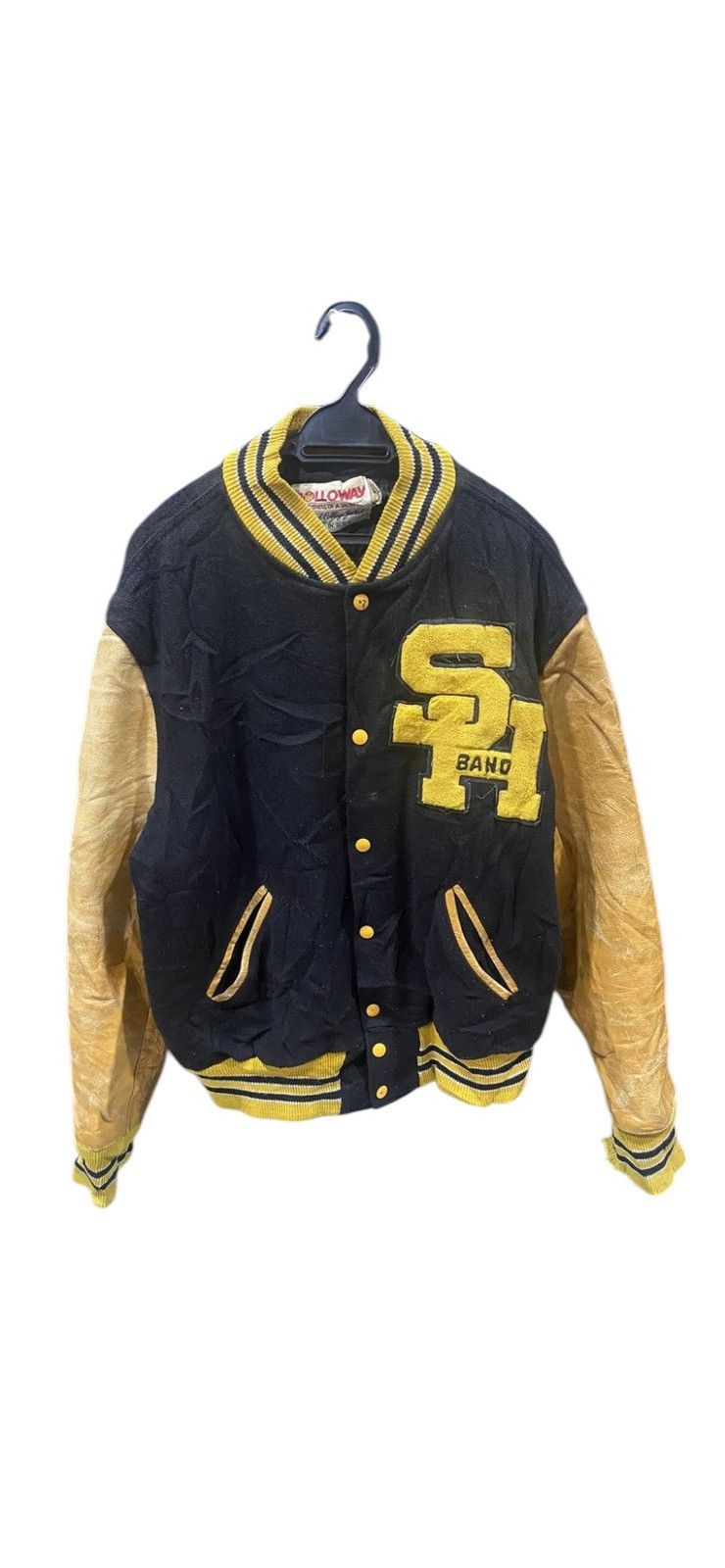 Holloway × Vintage Vintage 80s Holloway Collage Varsity Jacket Size US XL / EU 56 / 4 - 1 Thumbnail