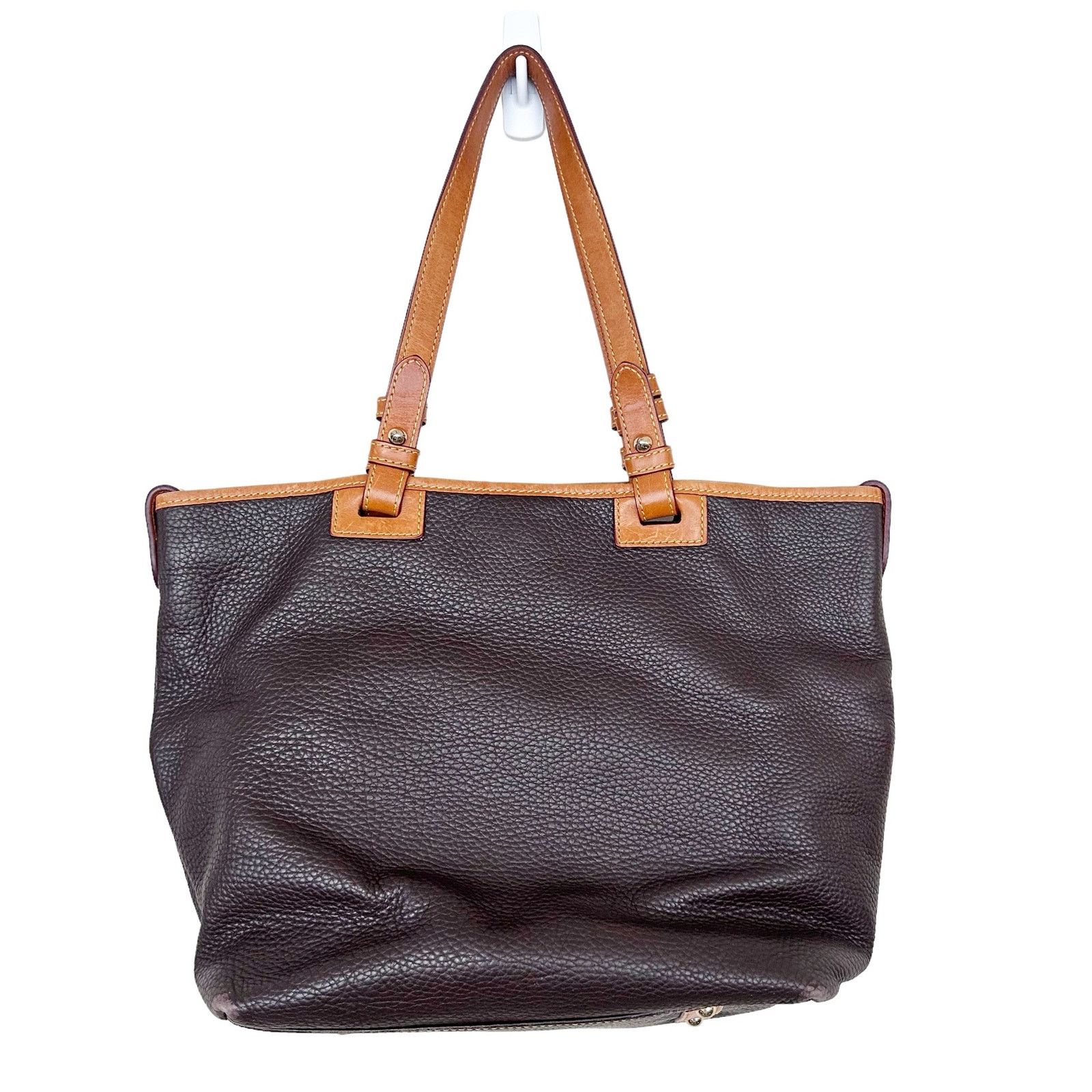 Dooney & Bourke Dooney & Bourke Brown Leather Shoulder Bag Size ONE SIZE - 7 Thumbnail