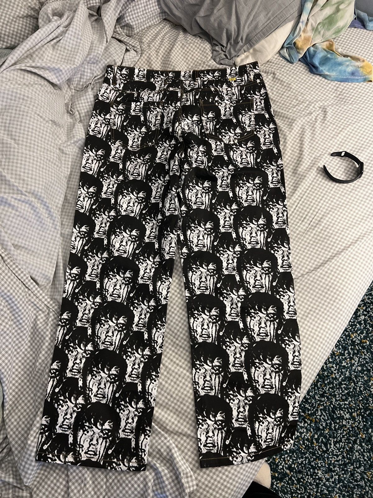 image of Golf Wang Punk Face Chino Pants in Black, Men's (Size 36)