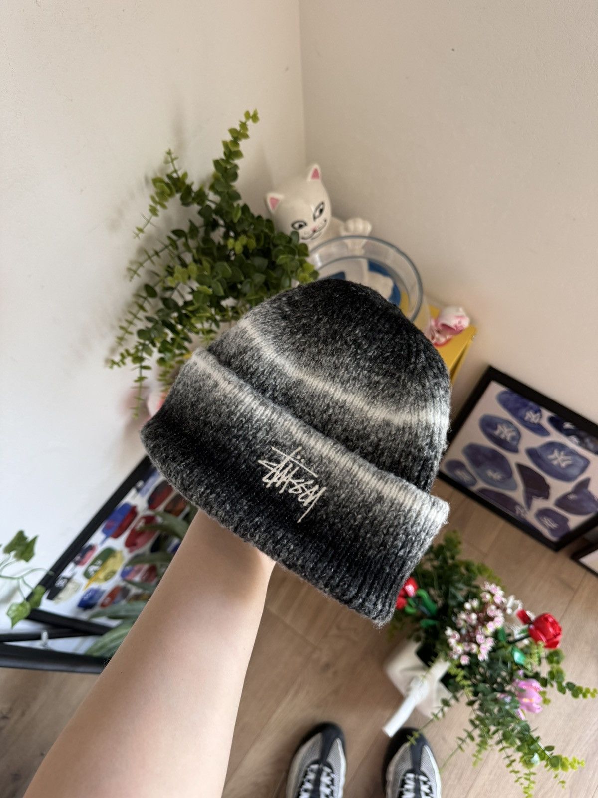 Stussy Stussy Cuff Stripe Knit Beanie Size ONE SIZE - 2 Thumbnail