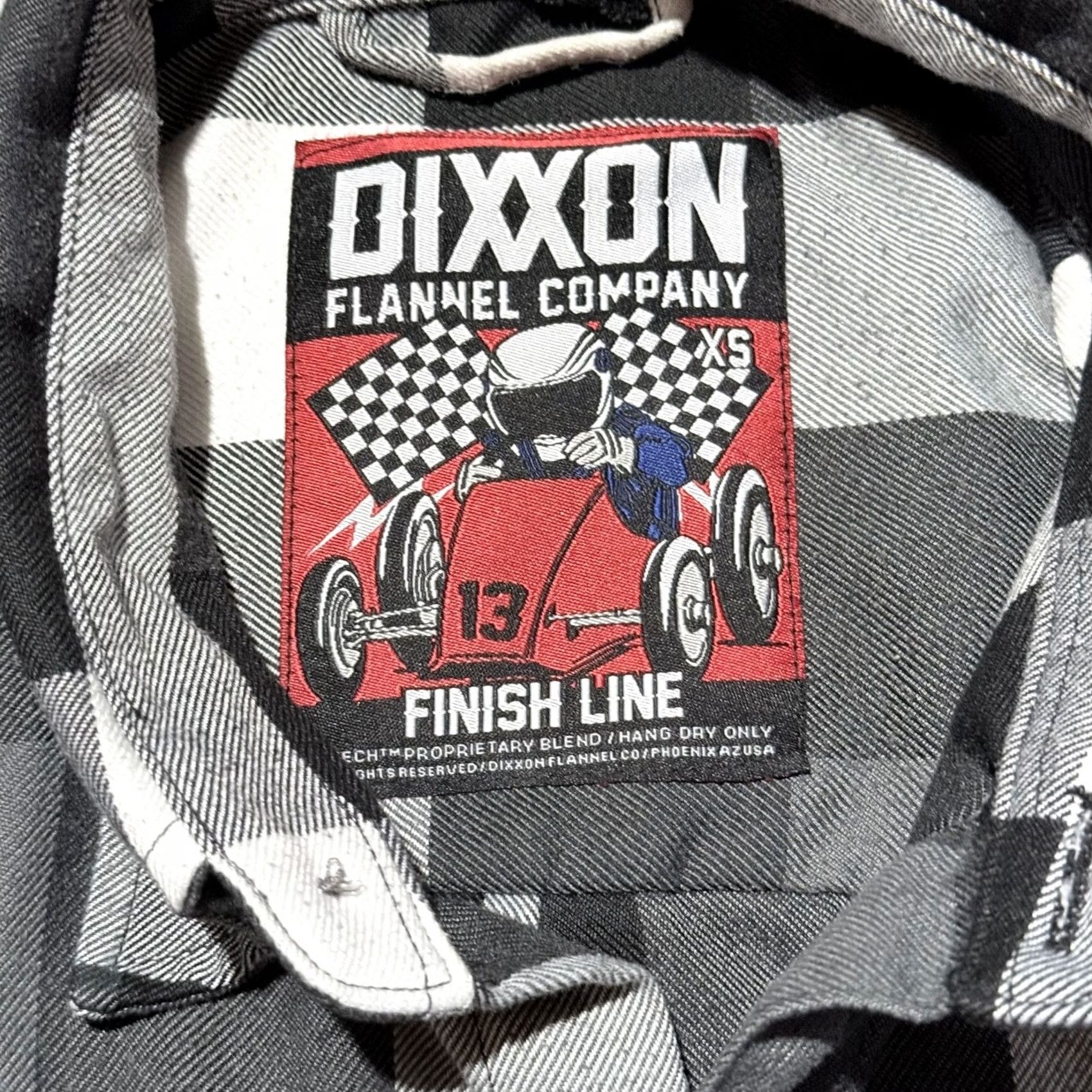 Vintage Dixxon Flannel Co. Finish Line Shirt Men Black Buffalo Plaid Button Up XS Shirt Men Black Buffalo Plaid Button Up XS Size US XS / EU 42 / 0 - 6 Thumbnail