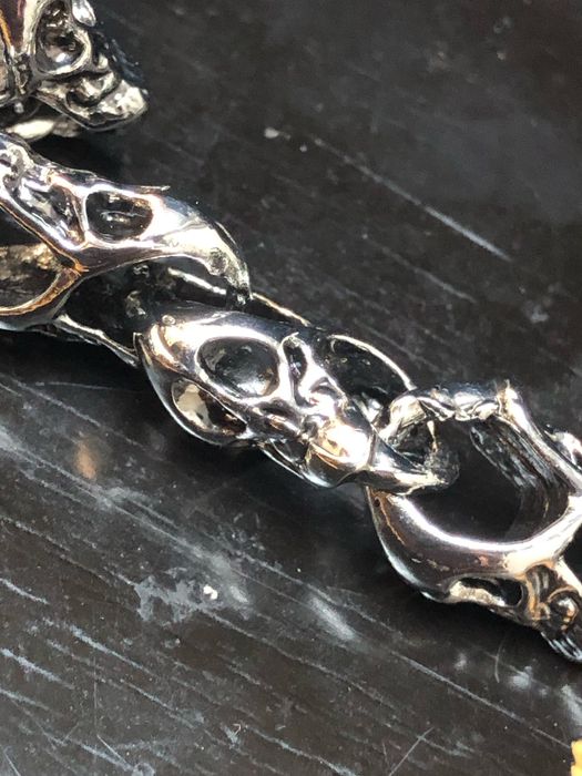 Skulls Skull Biker Jean Key Wallet Chains Grailed