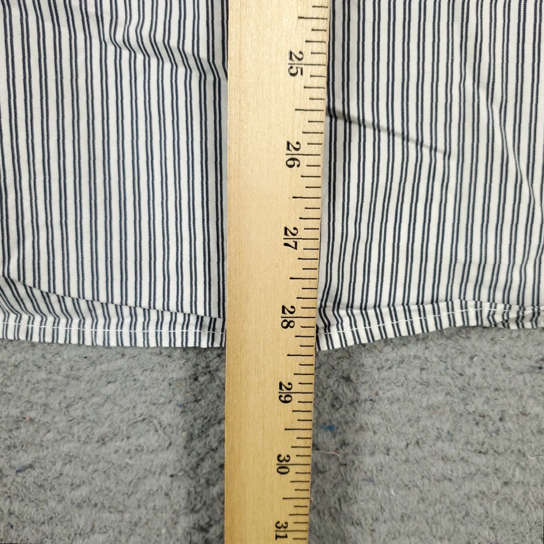 Abercrombie & Fitch Abercrombie & Fitch Button-Up Shirt Mens Large Gray Striped Casual Long Sleeve Size US L / EU 52-54 / 3 - 4 Thumbnail