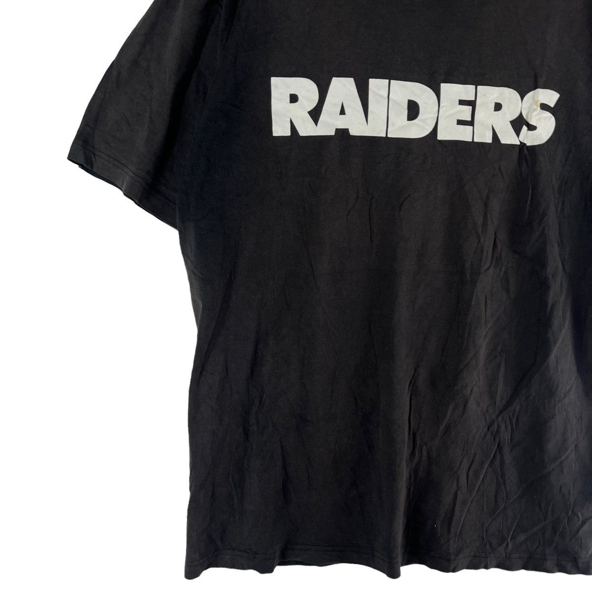 NFL 🔥90’s Vtg NFL Raiders T-Shirt Big Logo Size US L / EU 52-54 / 3 - 3 Thumbnail