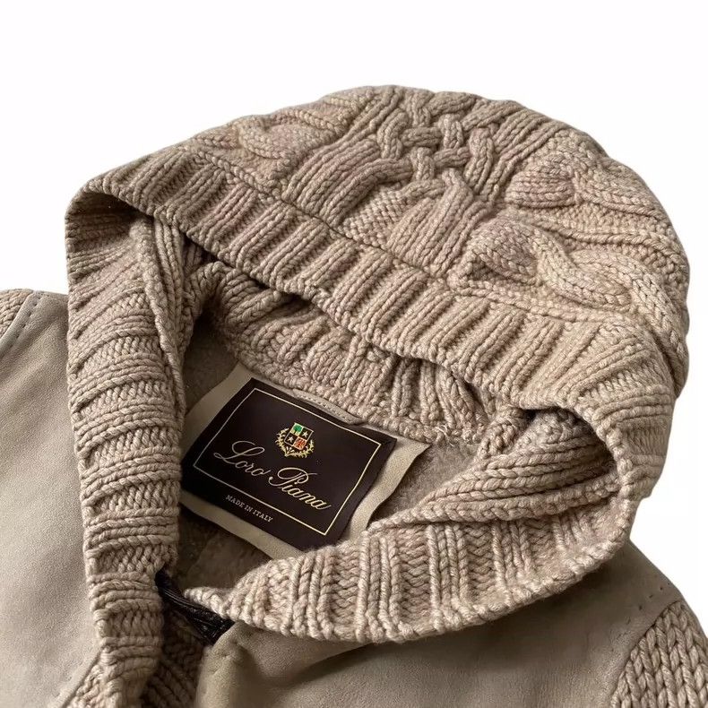 Loro Piana LORO PIANA Cashmere and suede coat, hooded coat 100% cashm Size M / US 6-8 / IT 42-44 - 4 Thumbnail