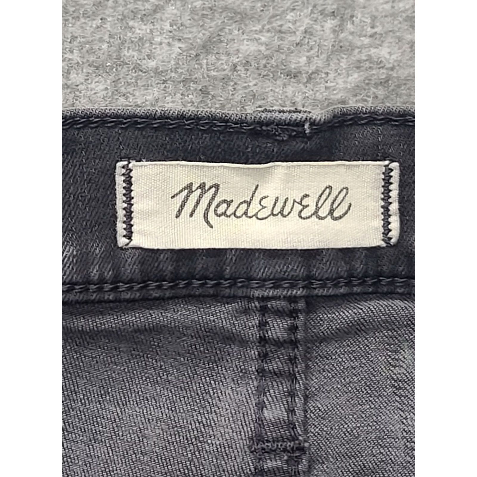 Madewell Madewell Jeans Women’s Size 29x28 High Rise Skinny Stretch Distressed Black Denim 5-Pocket Slim City Dept: Women Mens, Girls, or Boys not applicable Size 29" - 2 Thumbnail