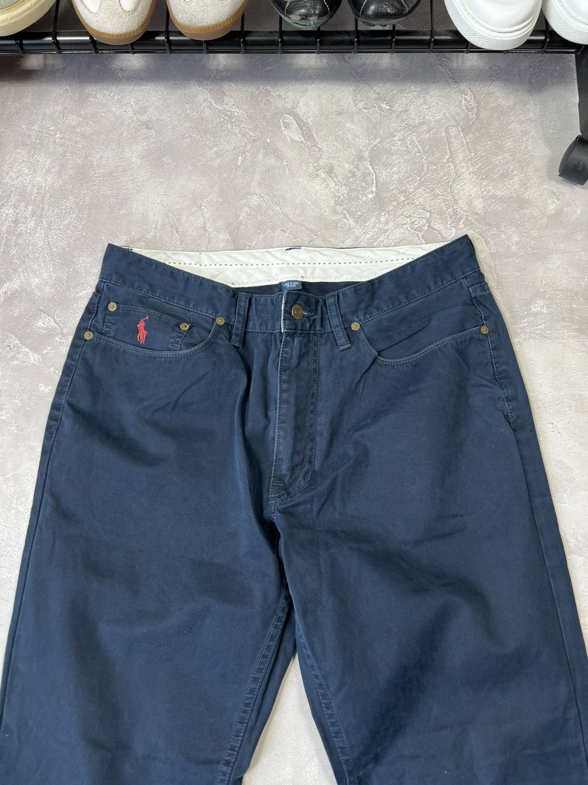 Vintage Vintage Polo Ralph Lauren Y2k Baggy Chinos Pants Size US 34 / EU 50 - 3 Thumbnail