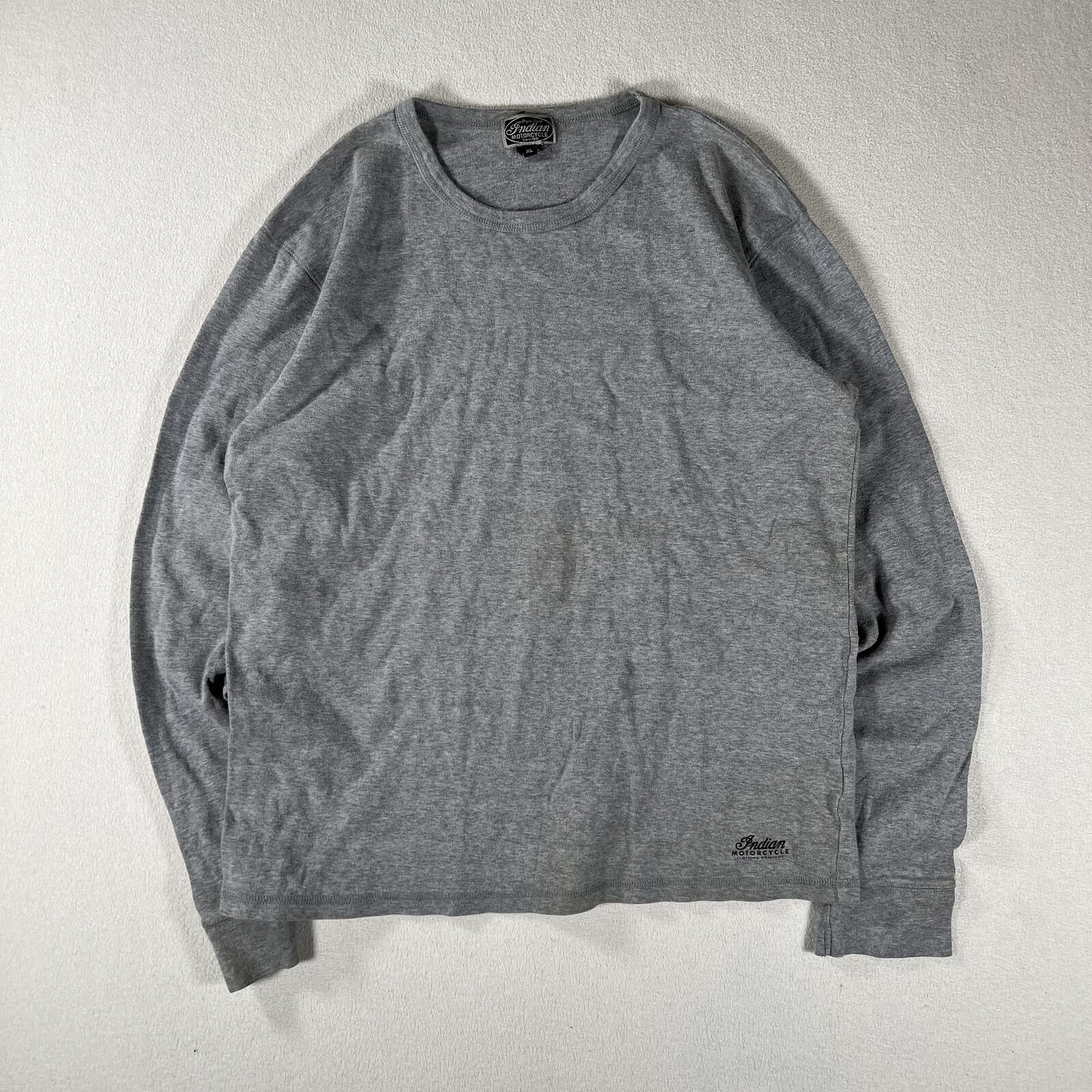 Harley Davidson Vintage Indian Motorcycles Ribbed Cotton Longsleeve Shirt Size US XL / EU 56 / 4 - 1 Thumbnail