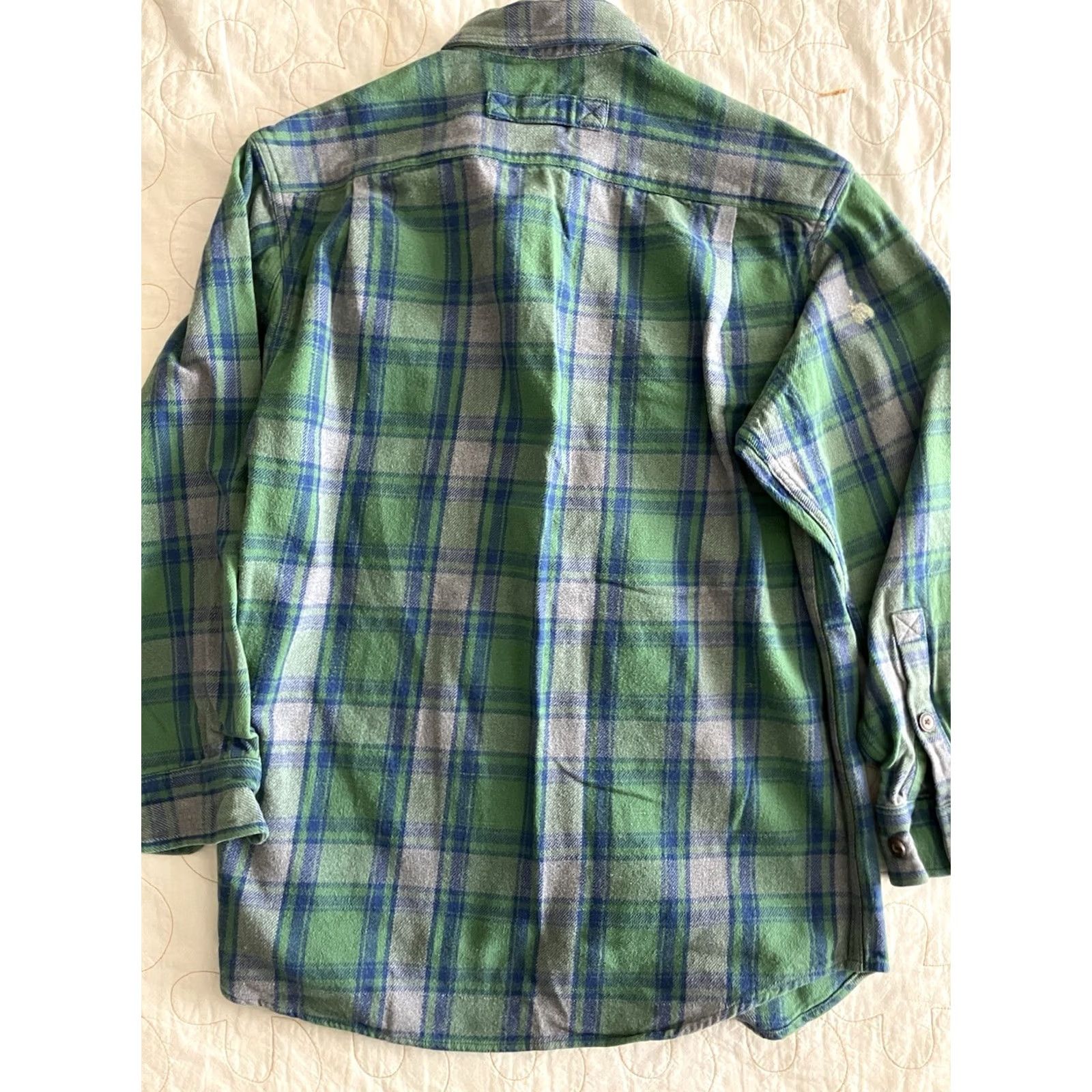 Duluth Trading Company Duluth Trading Co Shirt Men's Medium Blue Plaid Long Sleeve Button Up Size US M / EU 48-50 / 2 - 8 Thumbnail