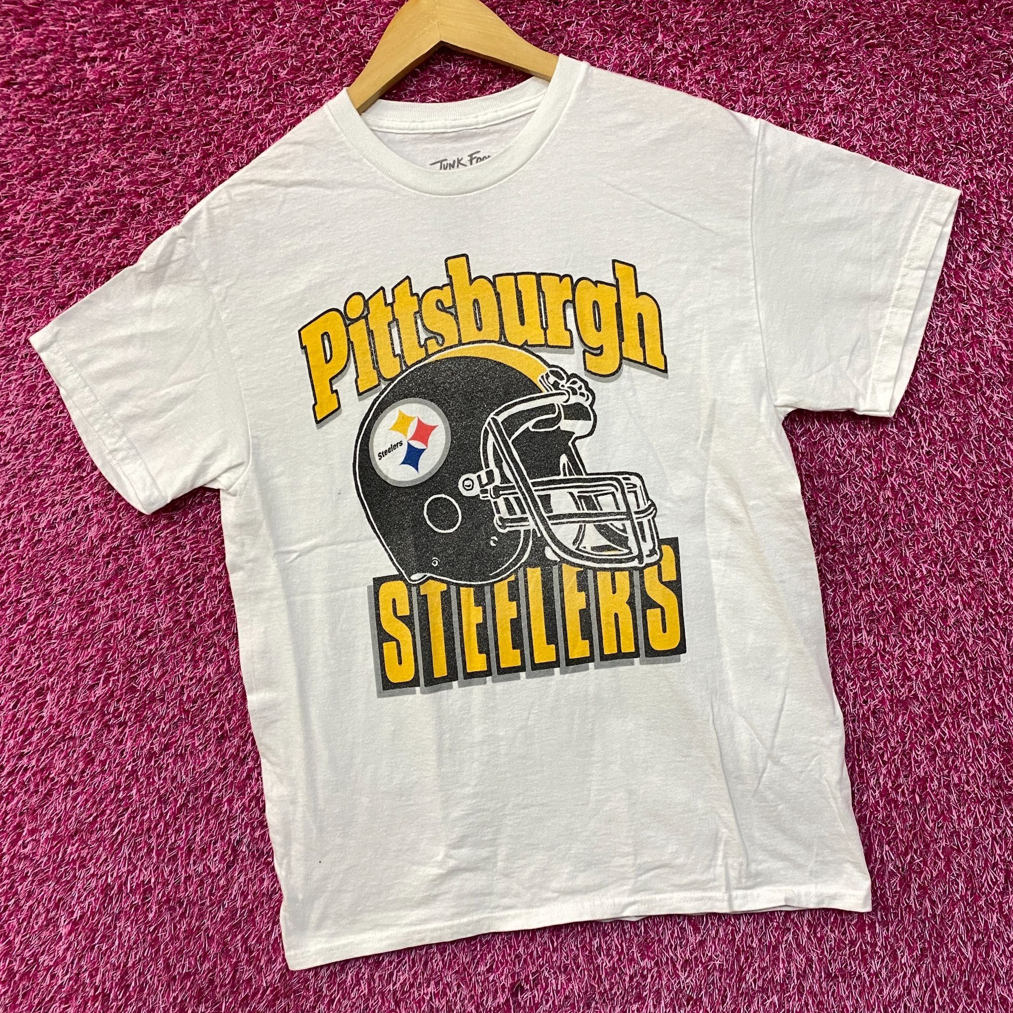 Junk Food Junk Food Pittsburgh Steelers Football Helmet Logo T-Shirt S Size US S / EU 44-46 / 1 - 3 Thumbnail