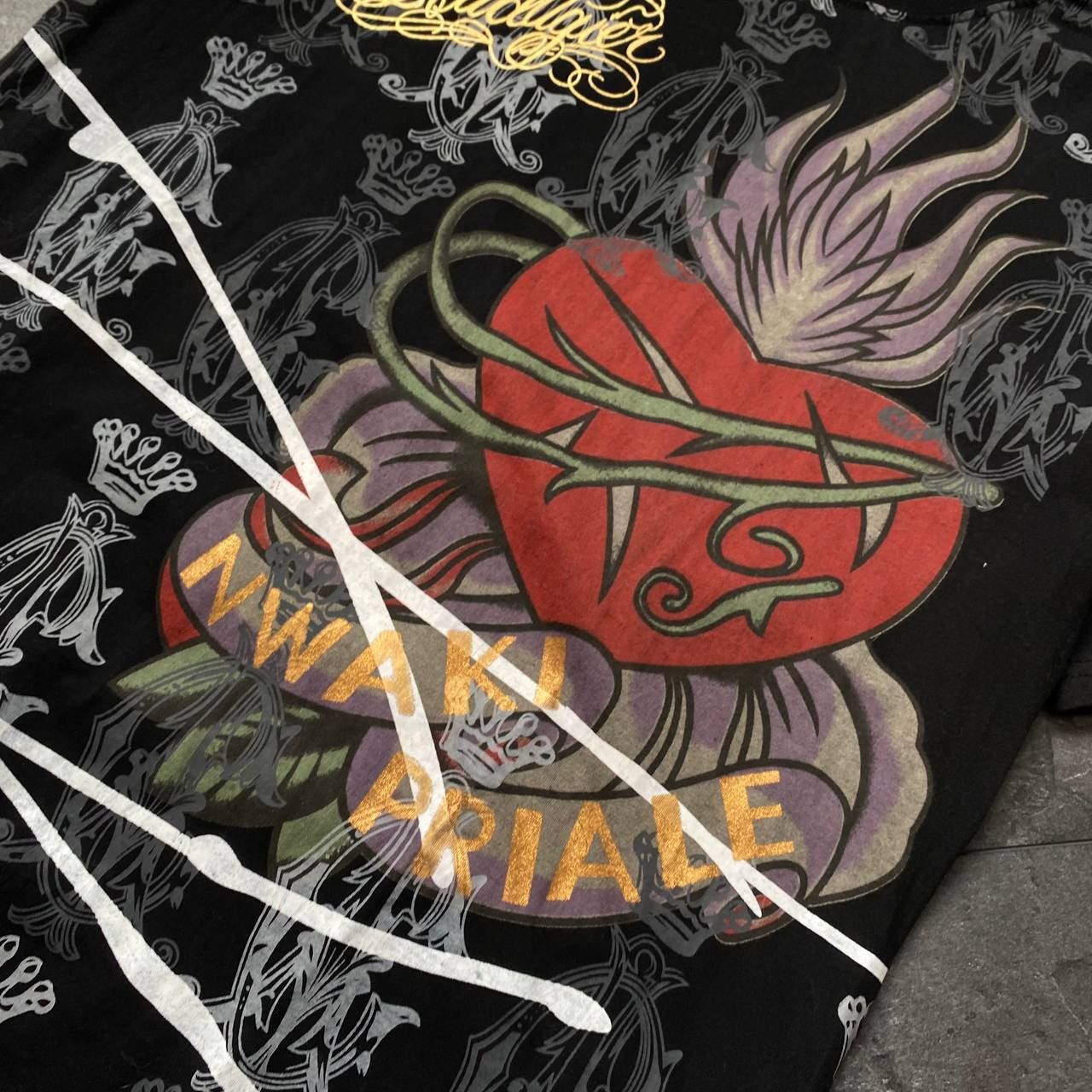 Christian Audigier × Ed Hardy × Vintage Vintage Ed Hardy by Christian Audigier Tee Size US S / EU 44-46 / 1 - 3 Thumbnail