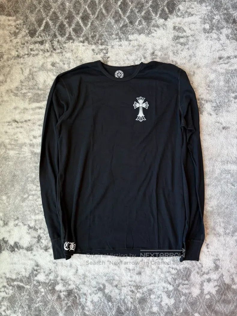 Chrome Hearts CHROME HEARTS Size XXL Scroll Cross Waffle Warm Long Sleeve Size US XXL / EU 58 / 5 - 2 Thumbnail