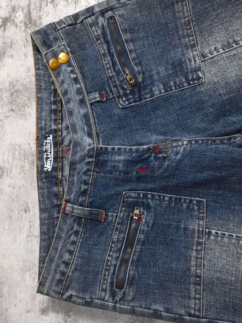 Other Von Dutch Vintage Denim Pants Big Logo Japanese Jeans Size 28" / US 6 / IT 42 - 3 Thumbnail