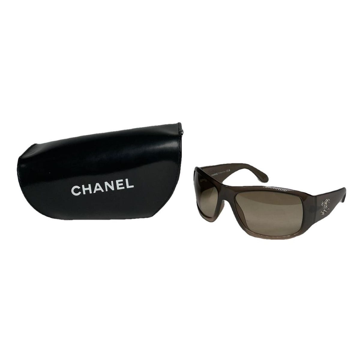 Khaki Plastic Sunglasses