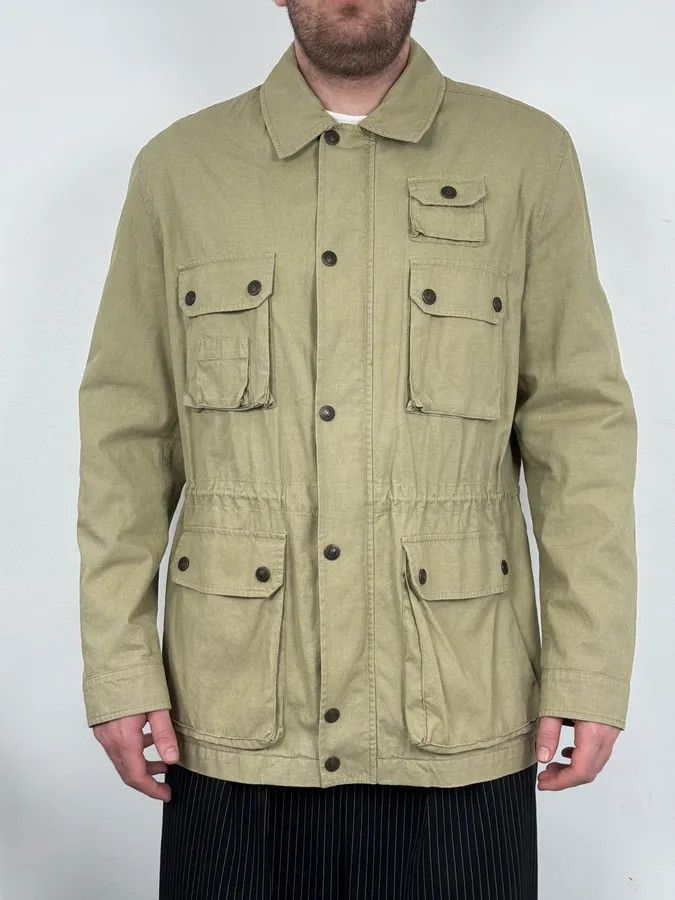 Dolce & Gabbana 2000s Dolce & Gabbana Buttoned Multi-Pocket Beige Jacket Size US XL / EU 56 / 4 - 2 Thumbnail