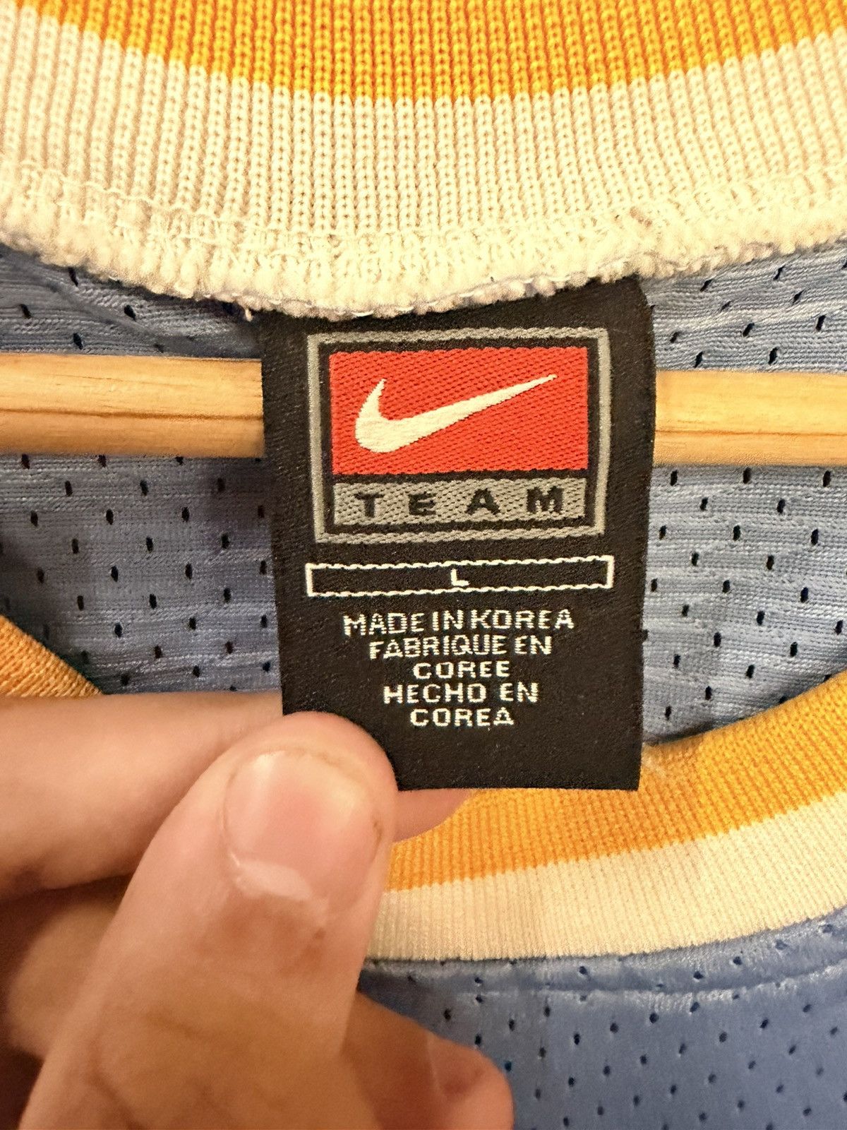 Nike Vintage Nike Rewind Carmelo Anthony #15 Size US L / EU 52-54 / 3 - 3 Thumbnail