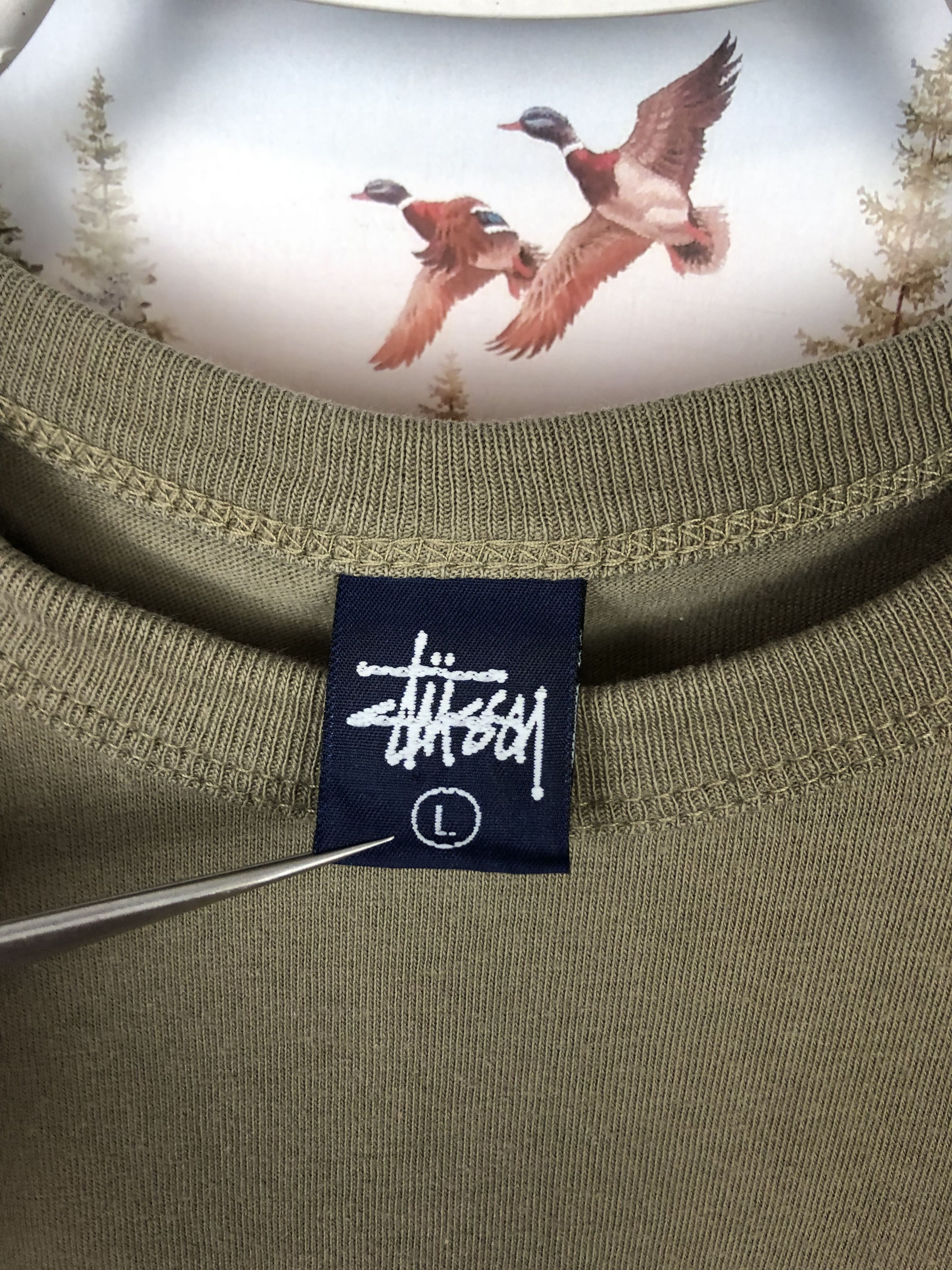 Vintage Vintage Stussy Gun Graphic Tee Women Y2K Spell Out Print Size M / US 6-8 / IT 42-44 - 4 Thumbnail