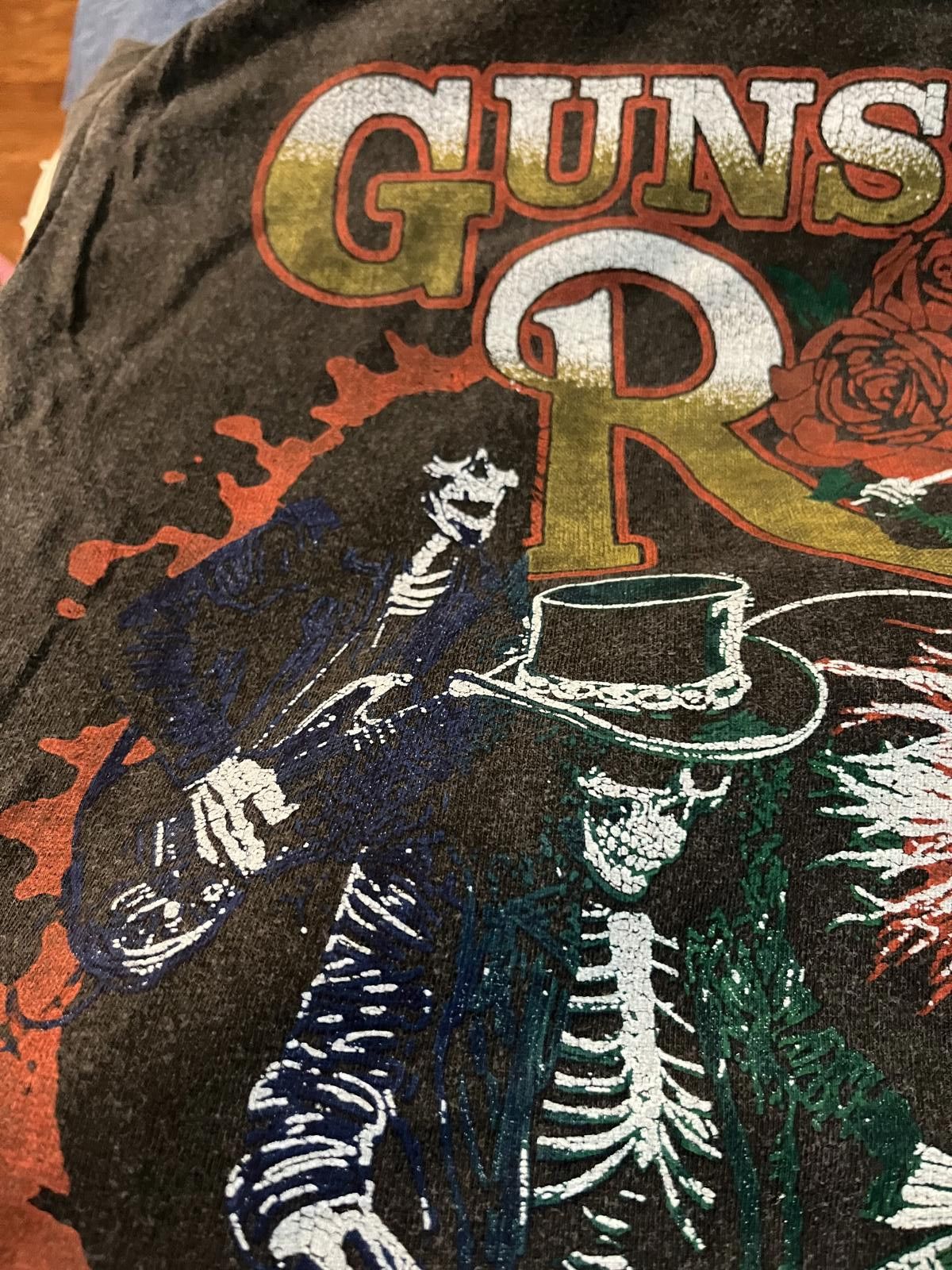 Designer Guns N Roses Skeleton Tour Graphic Tee Band Shirt M NWOT Size US M / EU 48-50 / 2 - 3 Thumbnail