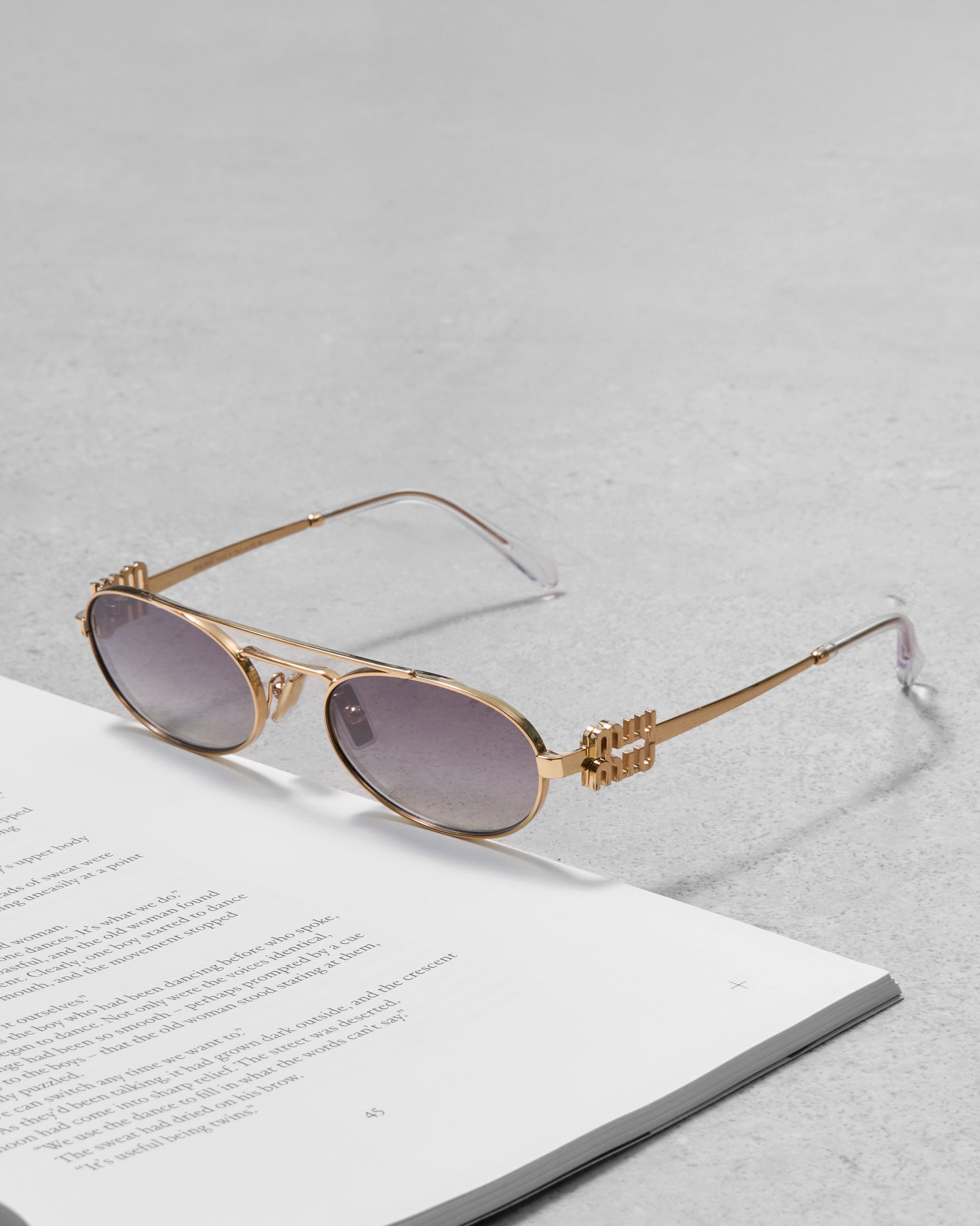 Miu Miu MIU MIU MU 54ZS 5AK40D Sunglasses | Grailed