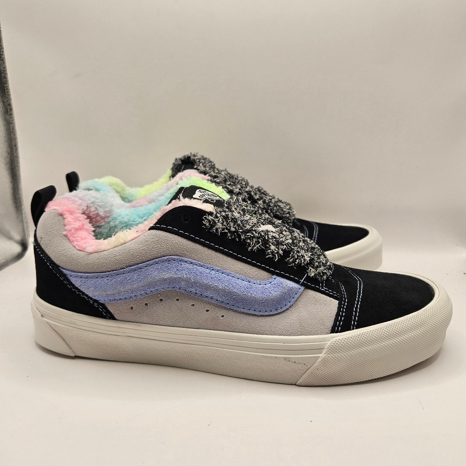 Vans VANS MEN'S 9 KNU SKOOL PARTY ANIMAL RAINBOW BLACK SUEDE FAUX Size US 9 / EU 42 - 5 Thumbnail