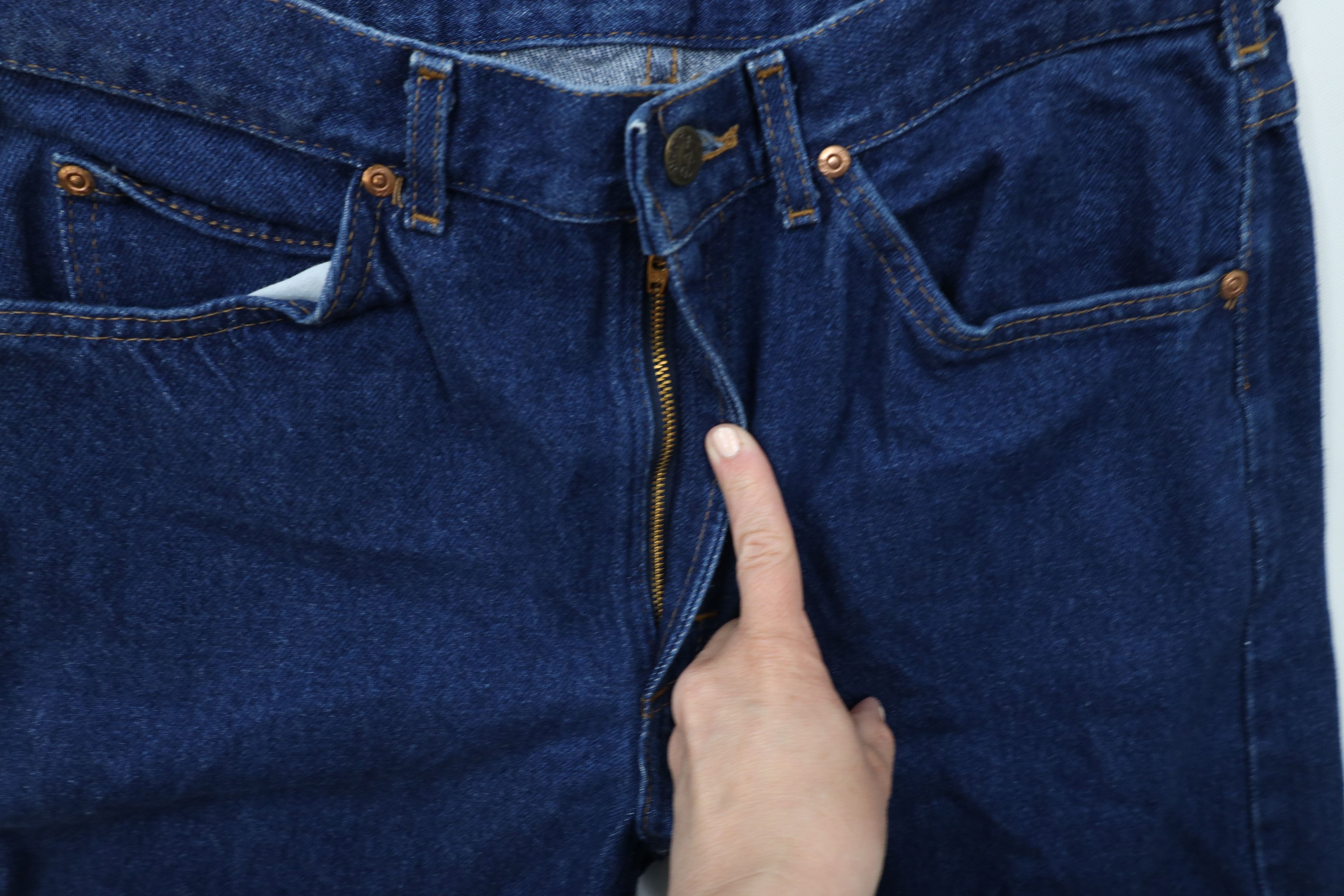 Lee × Vintage Vintage 90s Lee Straight Leg Denim Jeans Blue Cotton USA Size US 32 / EU 48 - 6 Thumbnail