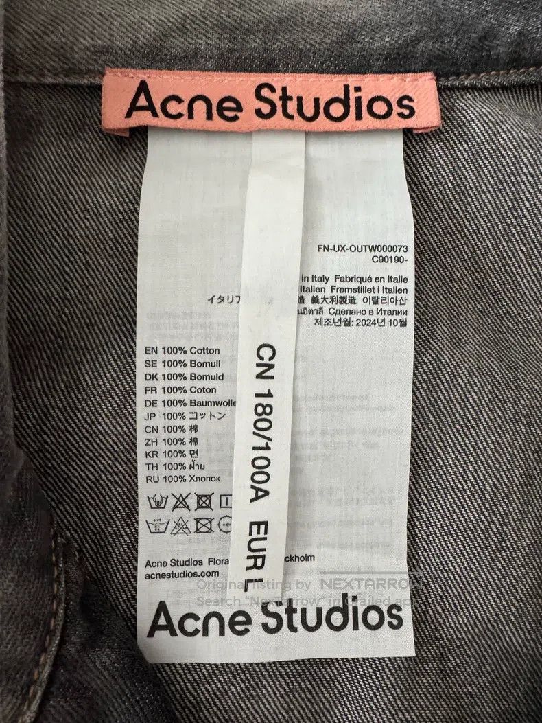 Acne Studios Acne Studios Unisex Long Sleeve Denim Jacket Size US L / EU 52-54 / 3 - 4 Thumbnail