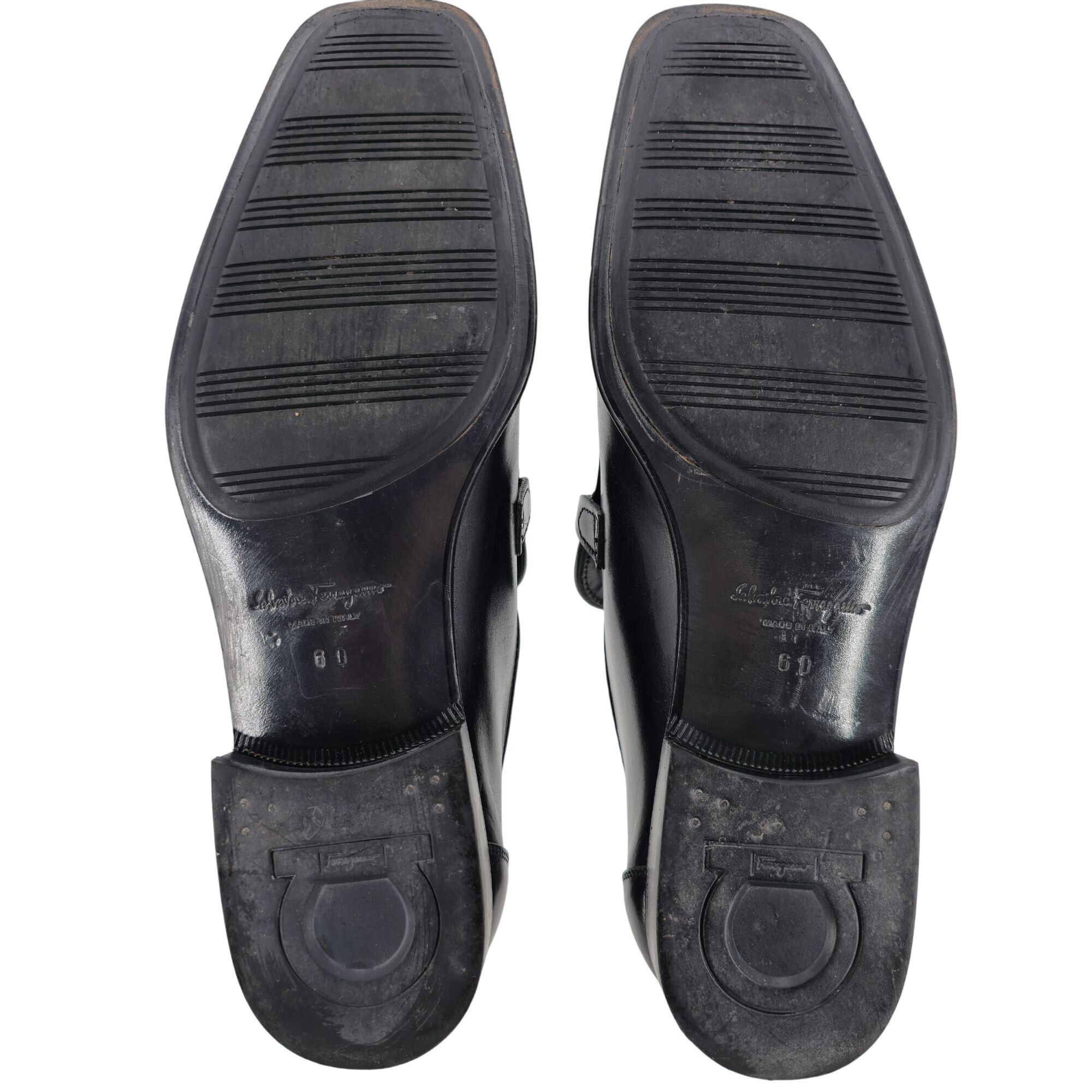 Salvatore Ferragamo Salvatore Ferragamo Italy Mens 6 Black Leather Dress Shoes Size US 6 / EU 39 - 4 Thumbnail