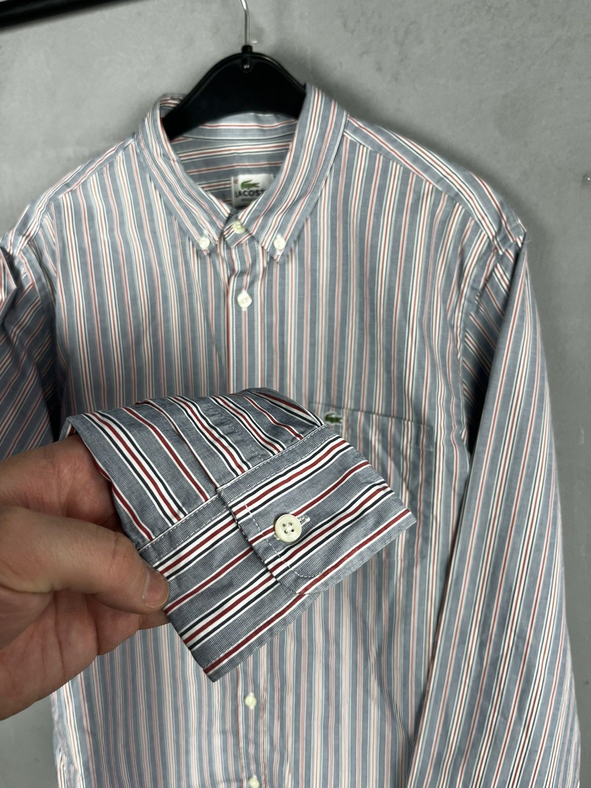Lacoste Lacoste mens button shirt size m Size US M / EU 48-50 / 2 - 7 Thumbnail