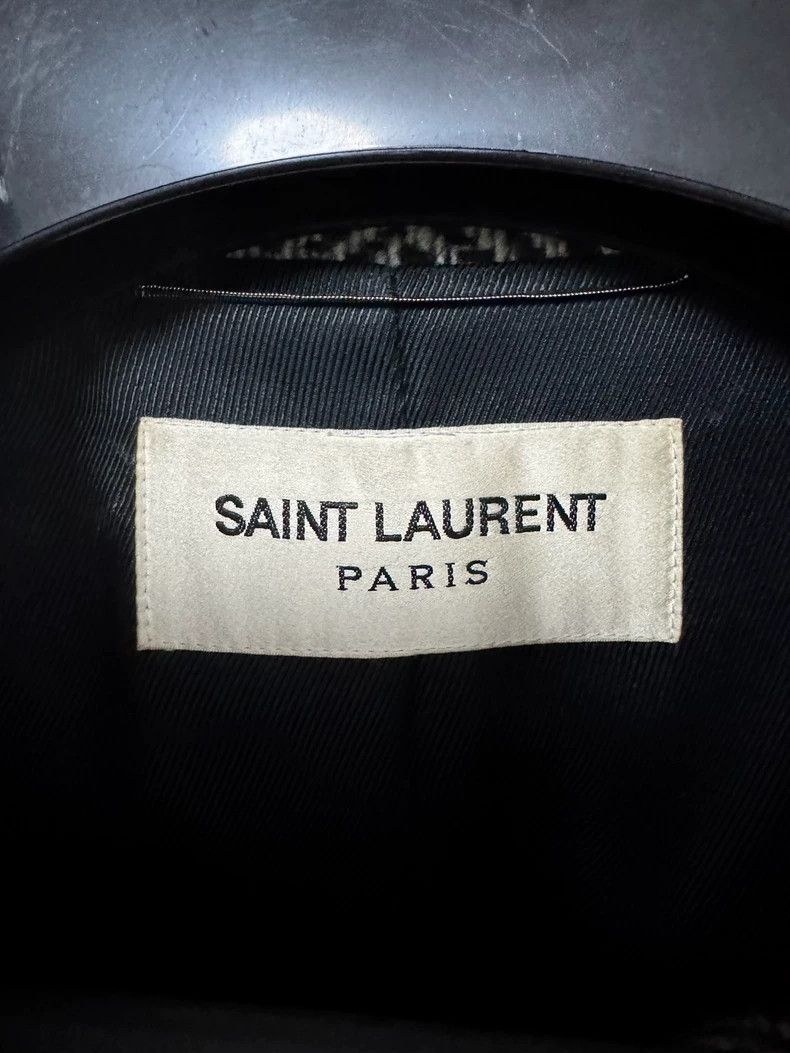 Saint Laurent Paris saint laurent paris13fw show wool four-button herringbone j Size US M / EU 48-50 / 2 - 6 Thumbnail