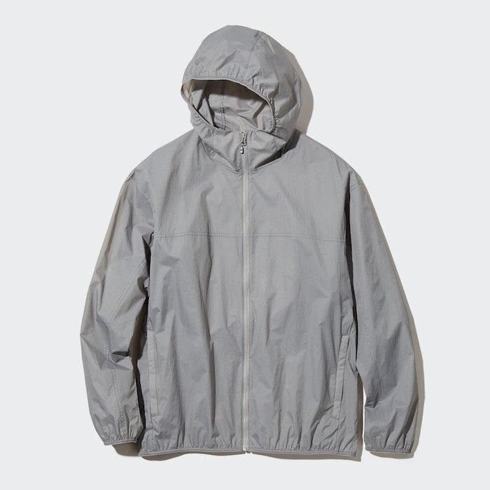 Uniqlo Uniqlo Pocketable 3D Cut Parka Windbreaker (2022) - Silver Size US M / EU 48-50 / 2 - 1 Thumbnail