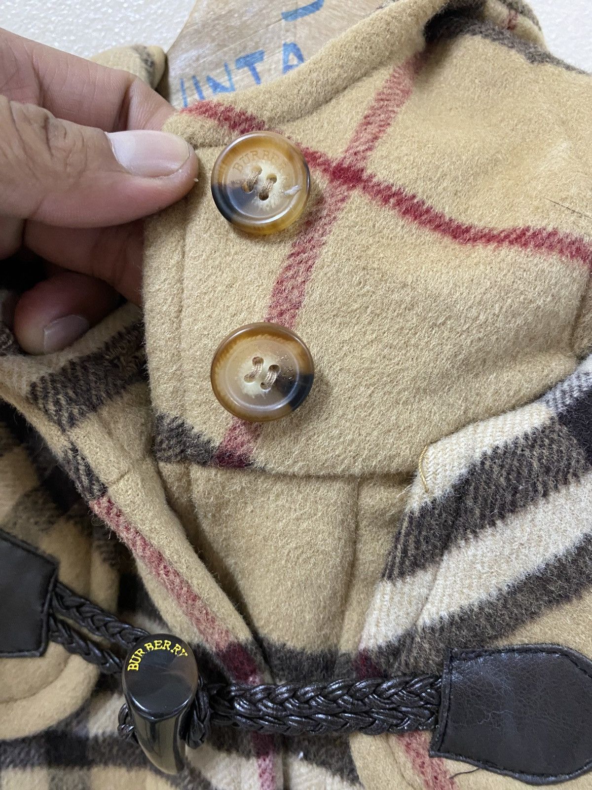 Burberry BURBERRY Archive Nova Check Duffle Coat 🔥 Size XS / US 0-2 / IT 36-38 - 15 Thumbnail