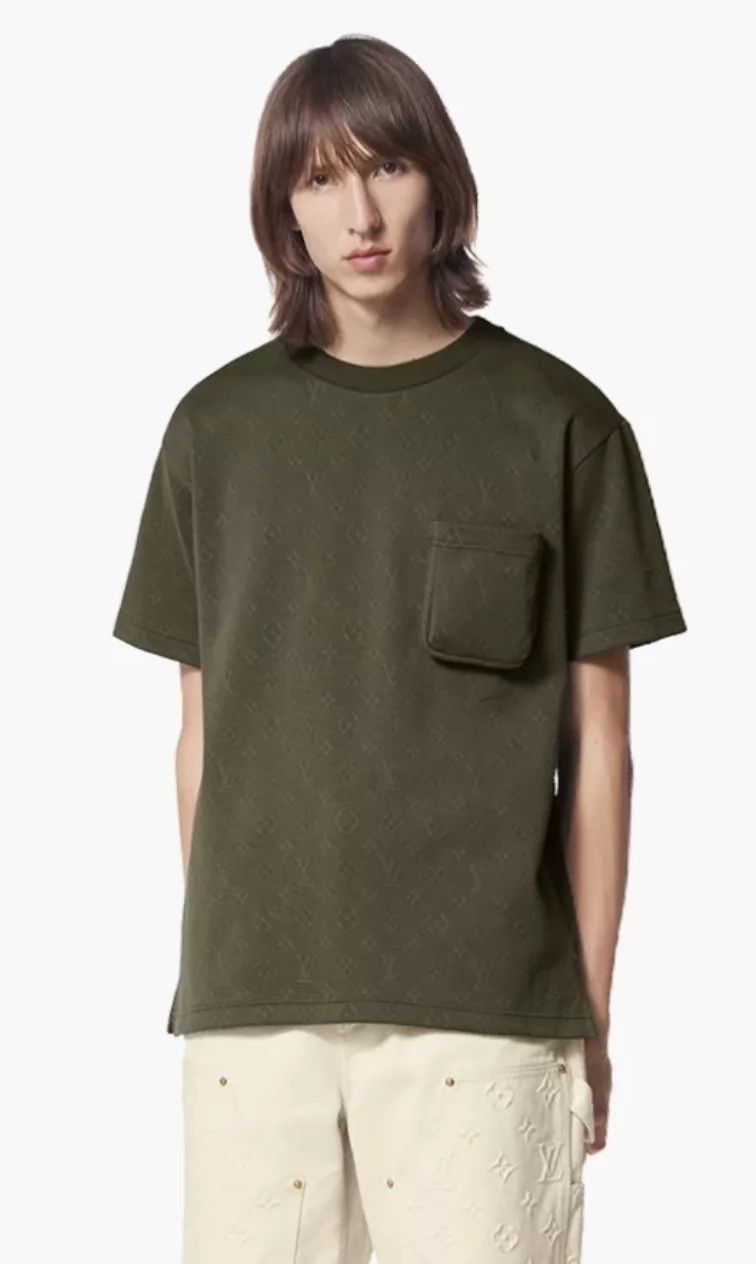 Louis Vuitton LV Green Monogram All Over Logo SS L 95 New Size US L / EU 52-54 / 3 - 9 Thumbnail