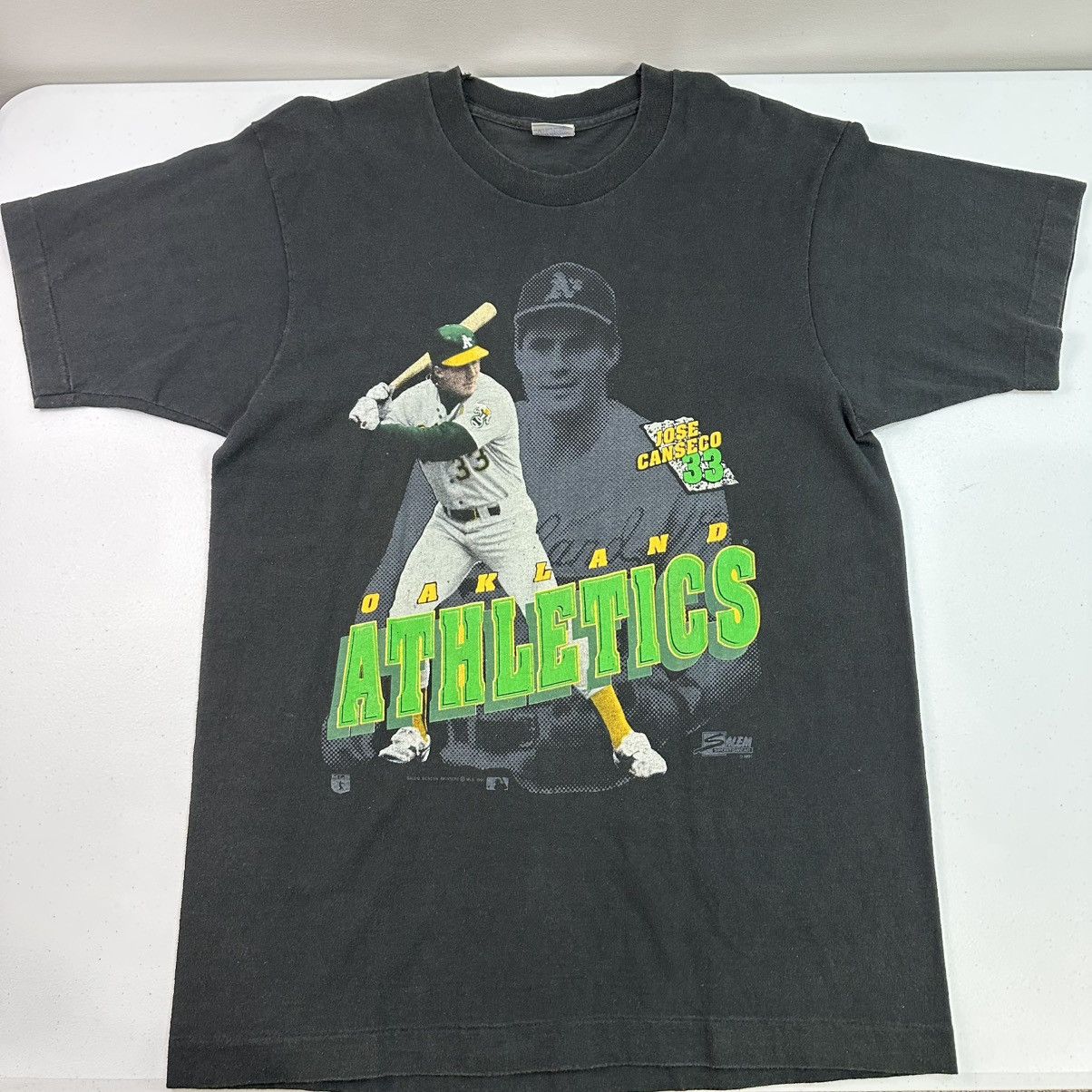 Salem Sportswear MLB Salem Sports Jose Canseco 90s VTG Shirt Single stitch Size US L / EU 52-54 / 3 - 1 Thumbnail
