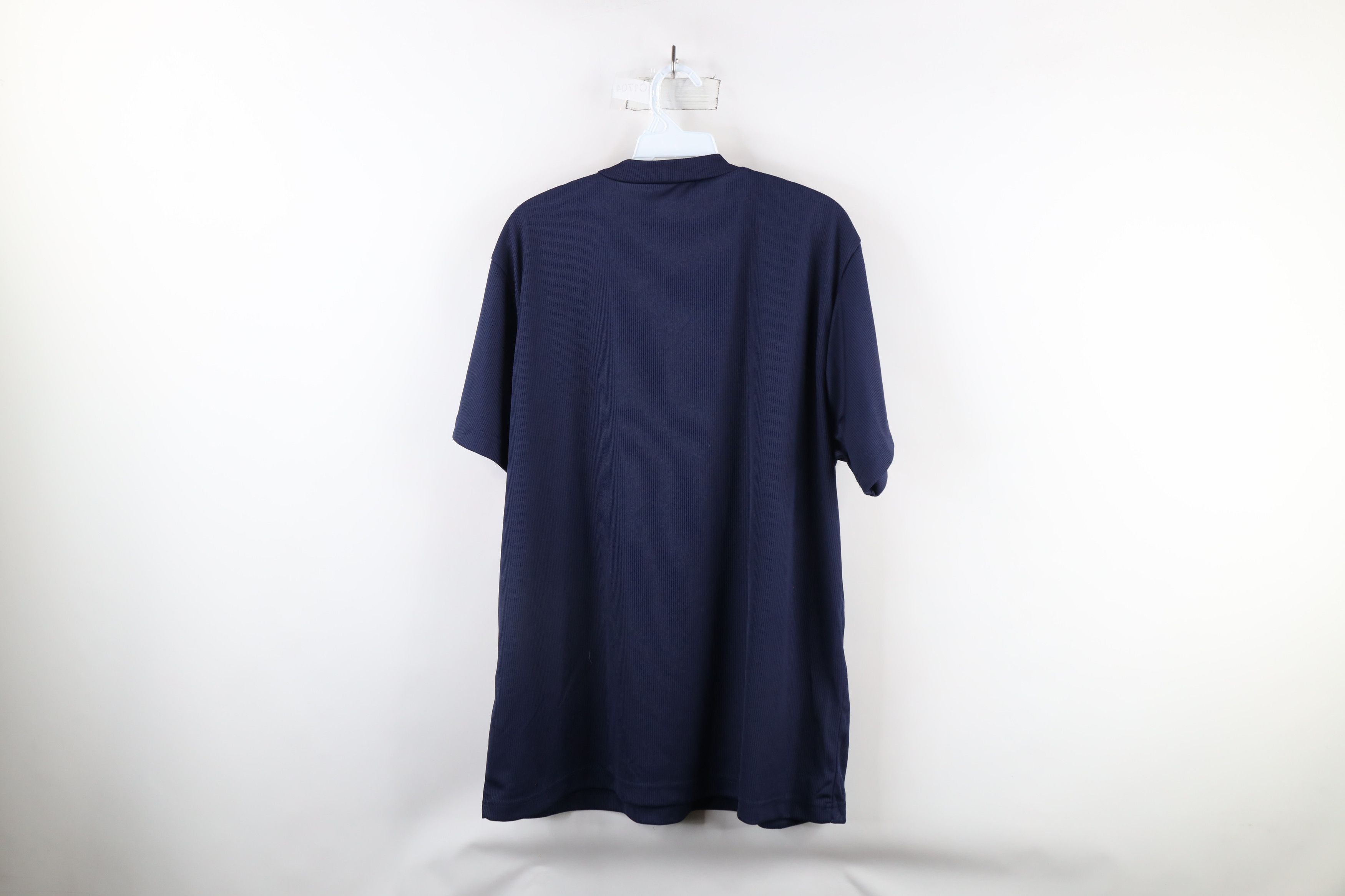 Vintage Vintage 90s Streetwear Knit Short Sleeve V-Neck T-Shirt Blue Size US XL / EU 56 / 4 - 6 Thumbnail