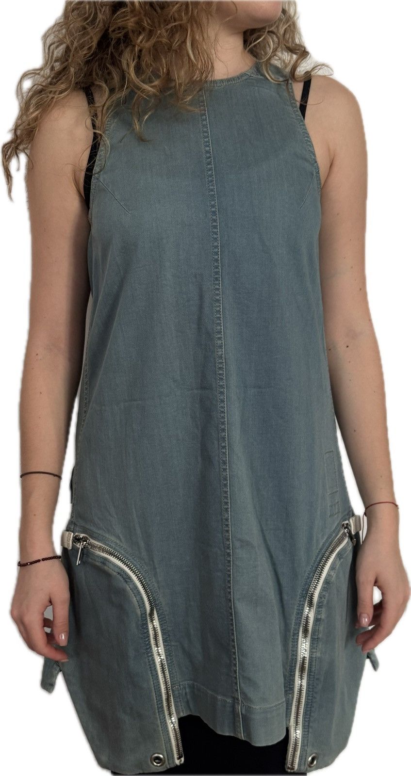 Rick Owens Drkshdw Rick Owens Denim Dress Size S / US 4 / IT 40 - 1 Thumbnail