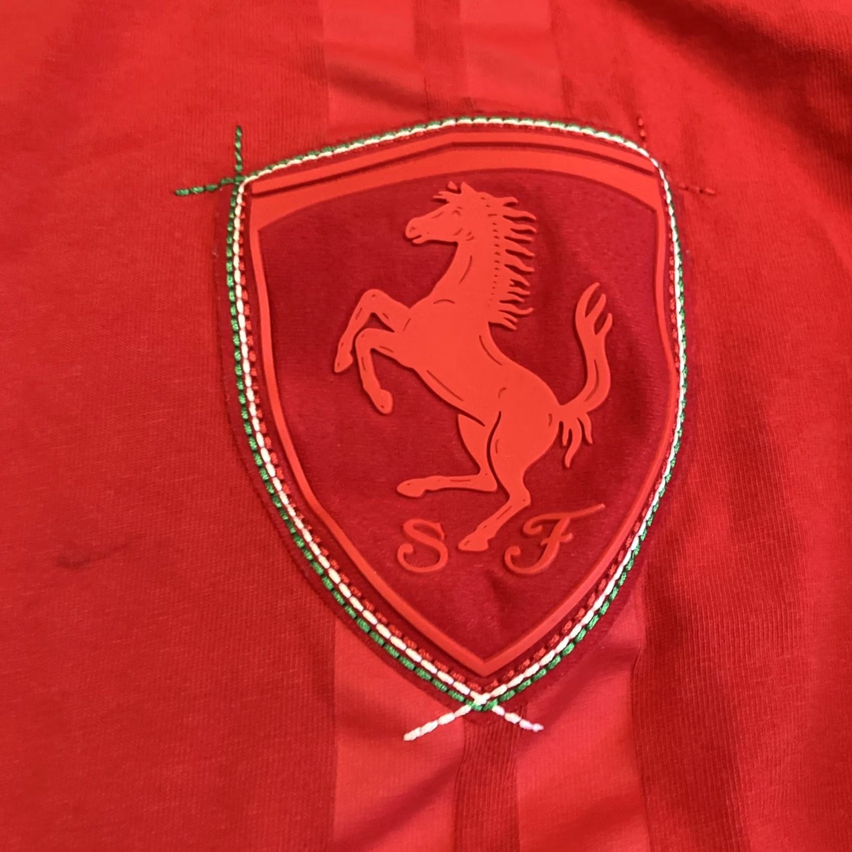 Puma PUMA Scuderia Ferrari T Shirt Long Sleeve Embroidered Men's XL Awesome Size US XL / EU 56 / 4 - 2 Thumbnail