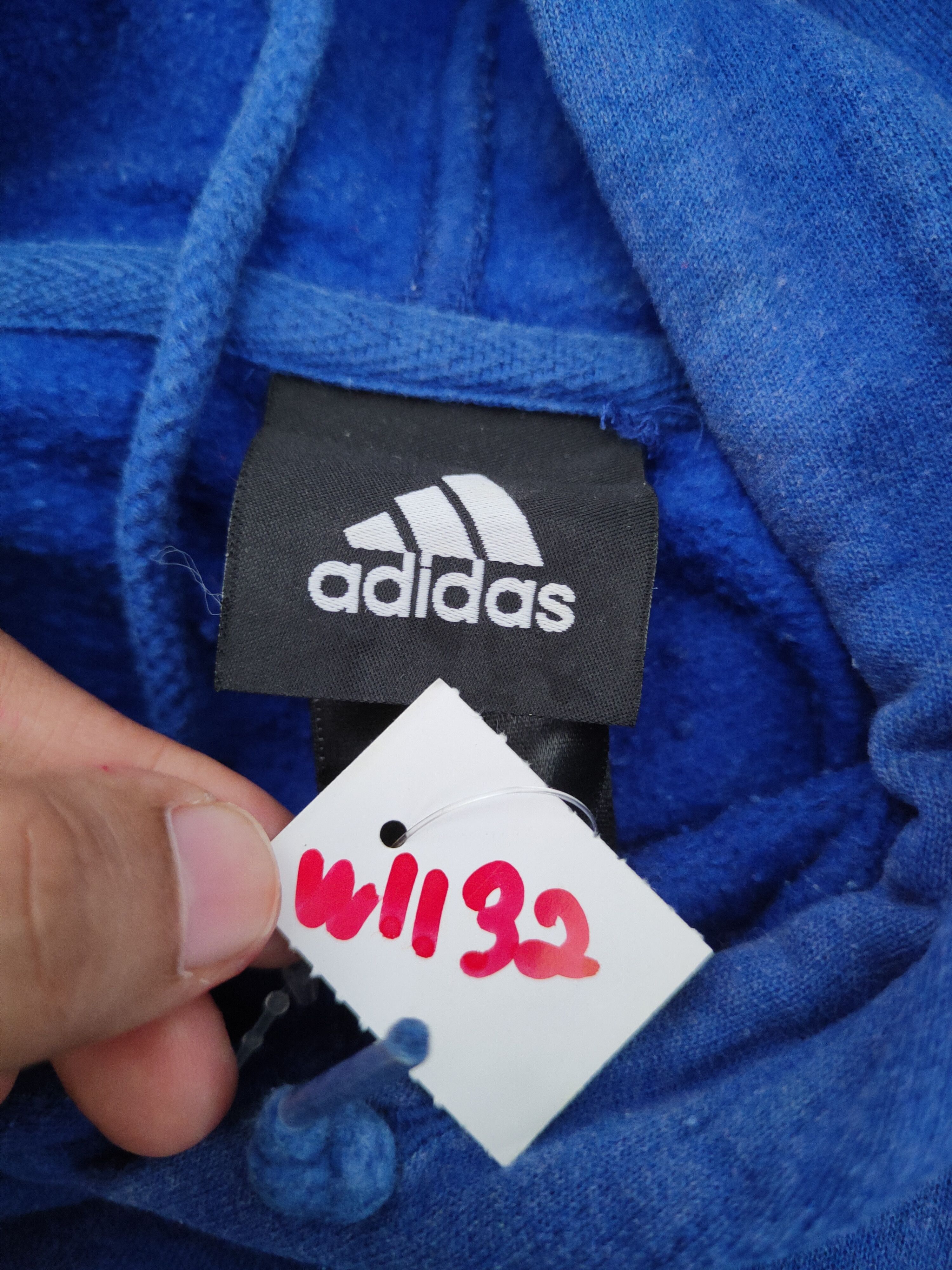 Adidas × NBA Adidas Blue Golden State Hoodie Sweatshirts #W1132 Size US L / EU 52-54 / 3 - 13 Thumbnail