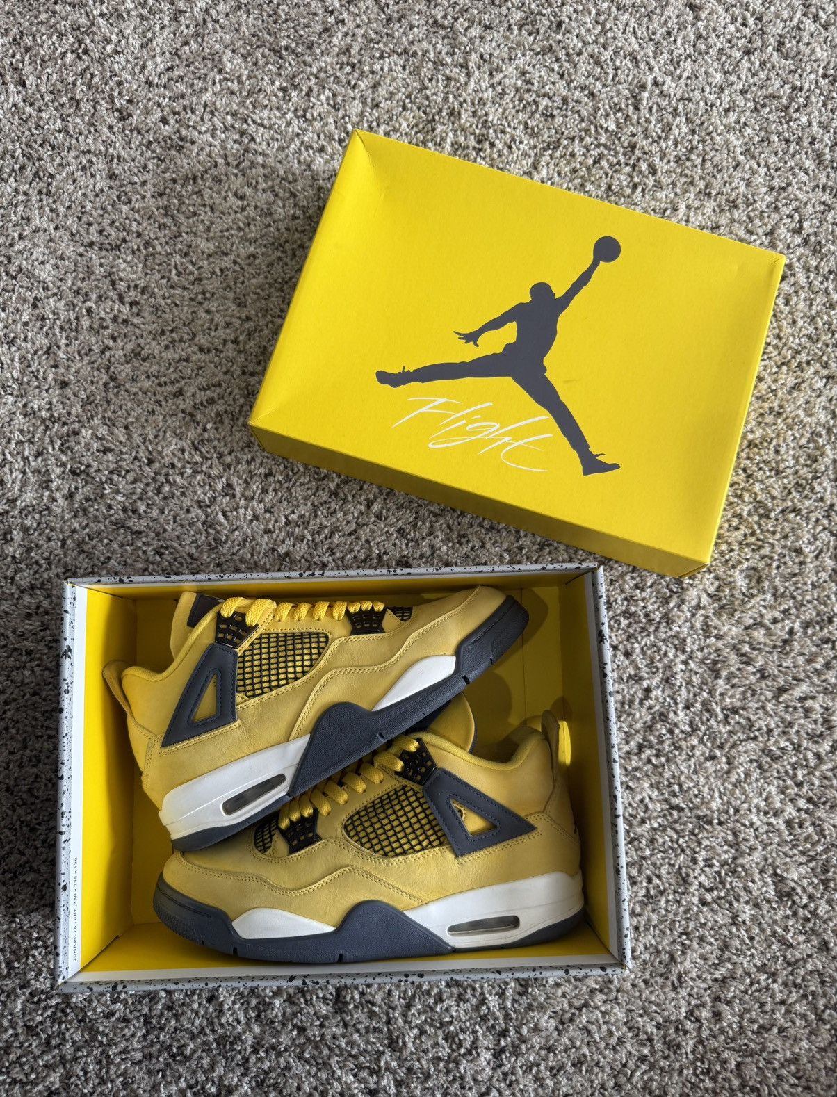 Jordan Brand Air Jordan 4 Retro “Lightning” –Size 9 (Used) | Box Included Size US 9 / EU 42 - 10 Thumbnail