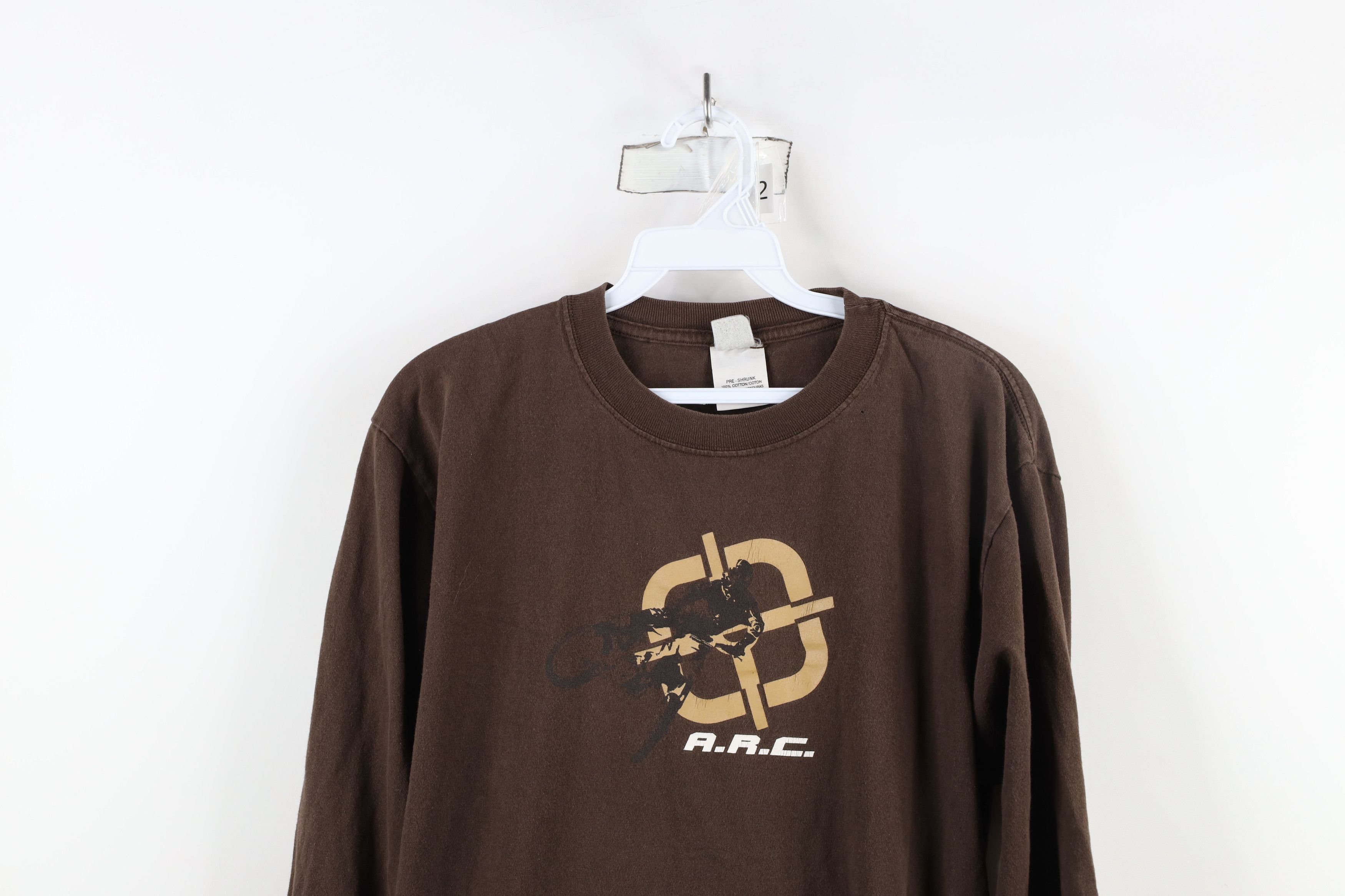 Vintage Vintage 90s Y2K Streetwear Racing Long Sleeve T-Shirt Size US M / EU 48-50 / 2 - 2 Thumbnail