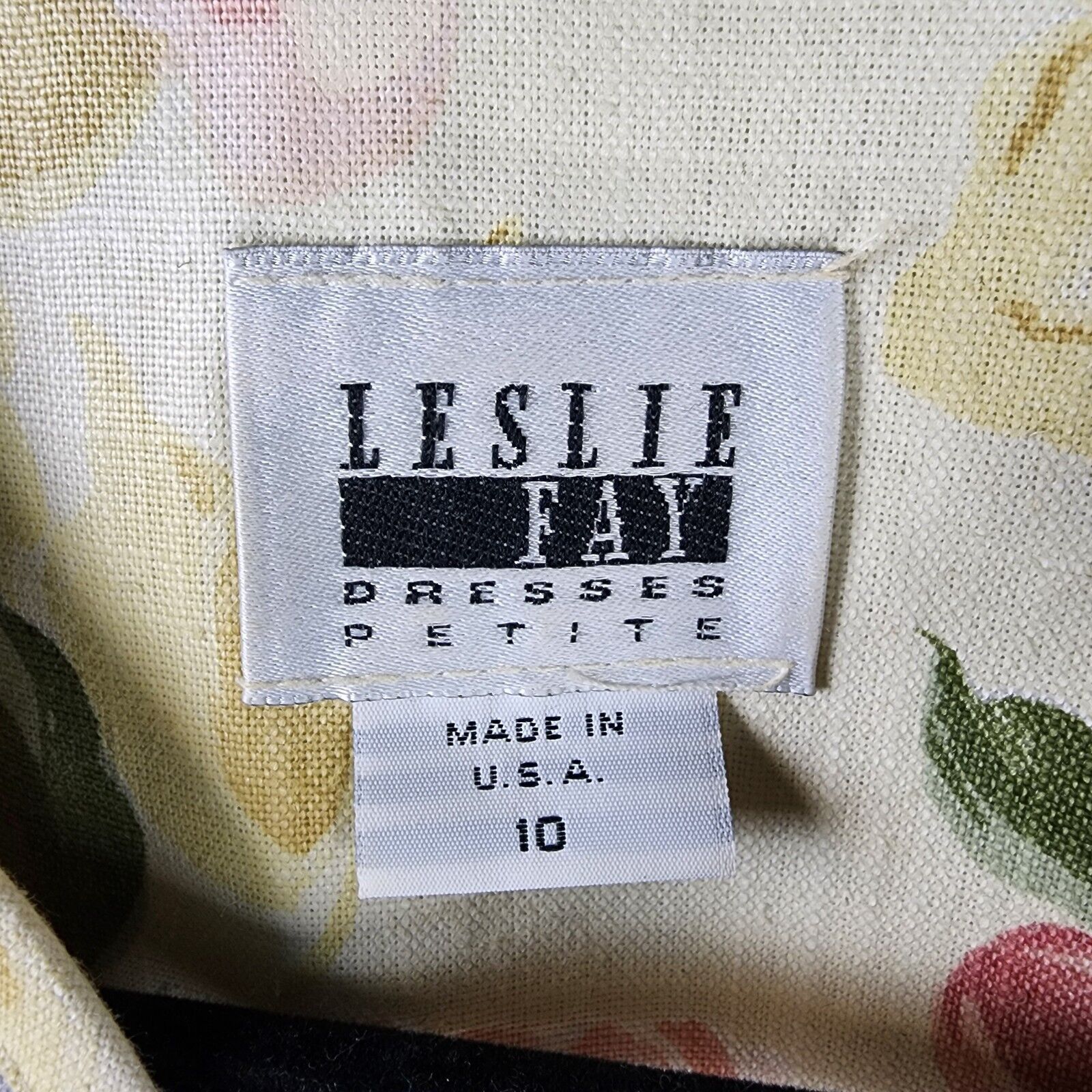 Vintage Leslie Fay Floral Print Short Sleeve Jacket Size P10 Size L / US 10 / IT 46 - 8 Thumbnail
