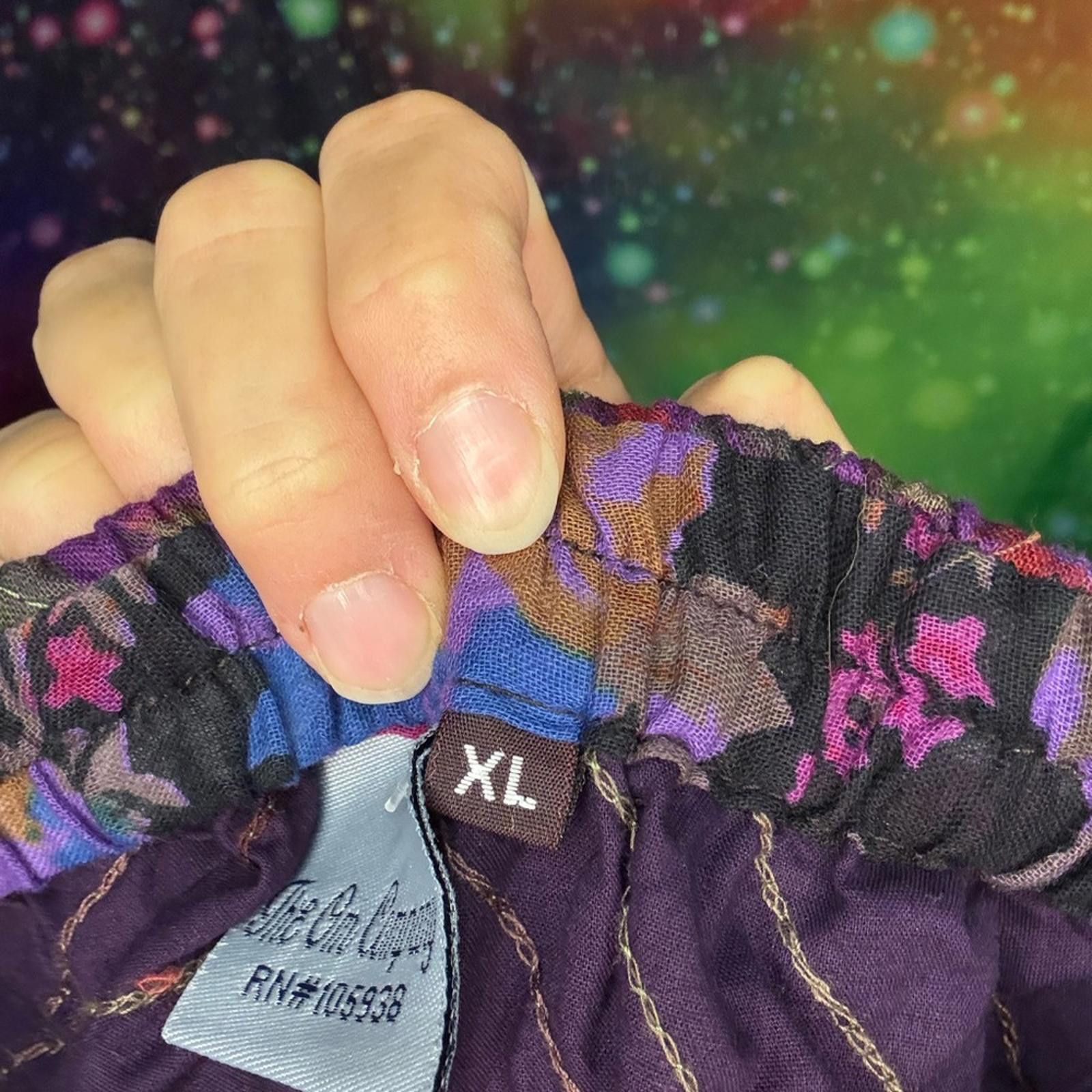 The Mountain Multicolor Cosmic Pattern skirt Size 40" / US 18 - 5 Thumbnail