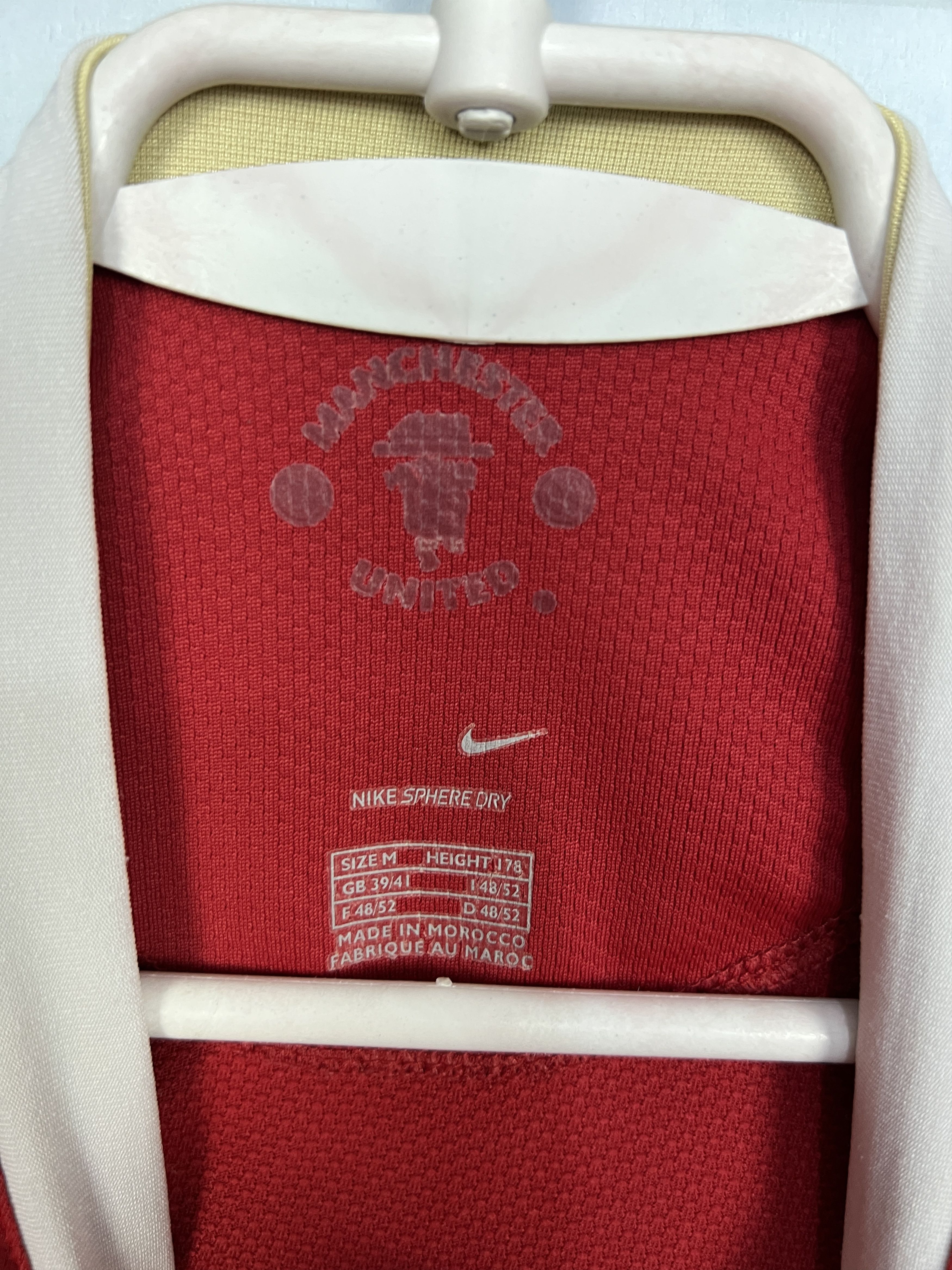 Nike Manchester United Home football shirt 2006 Soccer Nike Size US M / EU 48-50 / 2 - 6 Thumbnail