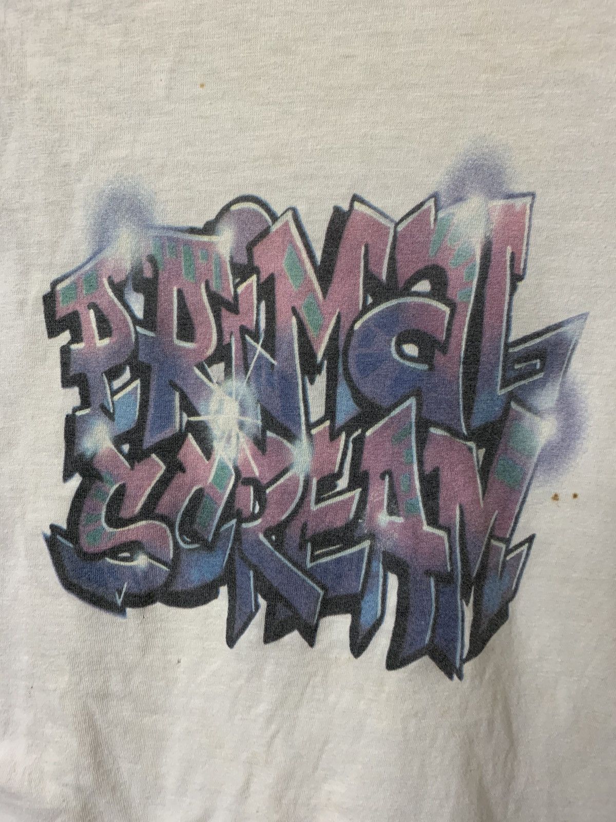 Band Tees × Vintage Vintage primal scream shirt Size US S / EU 44-46 / 1 - 3 Thumbnail